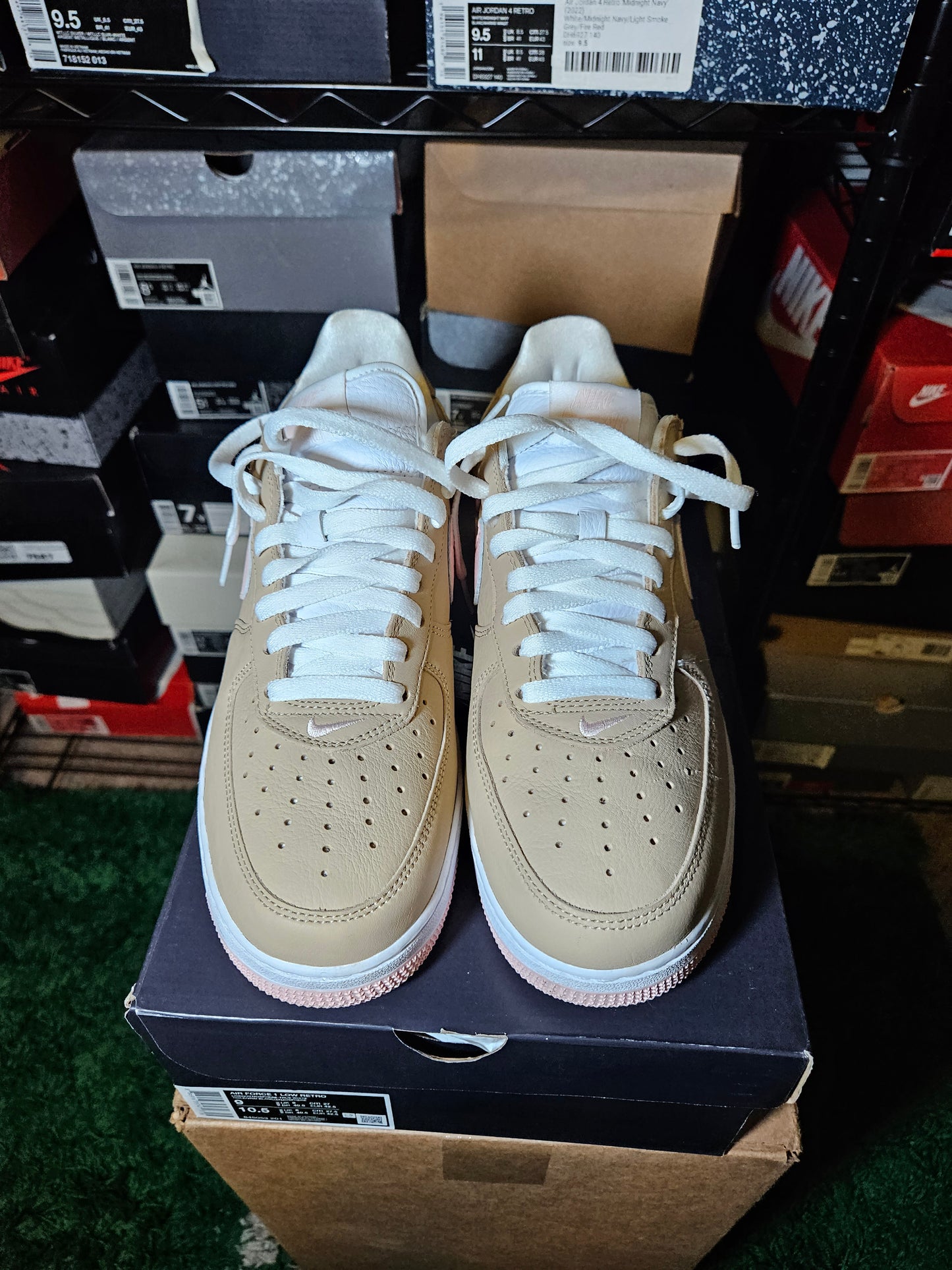 Size 9 -  AF1 Retro 2016 Kith Exclusive Low Linen