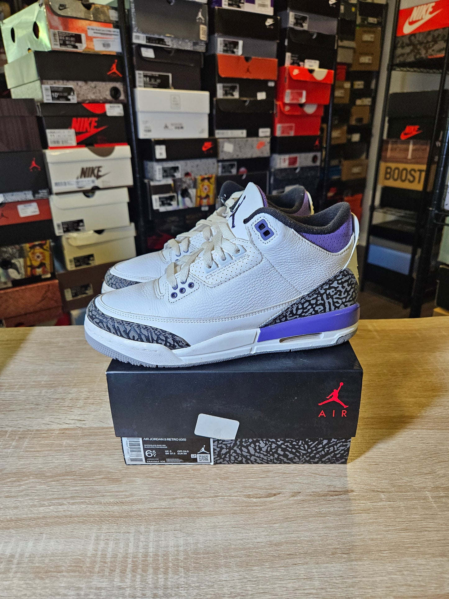Size 6.5 - Jordan 3 Retro Mid Dark Iris