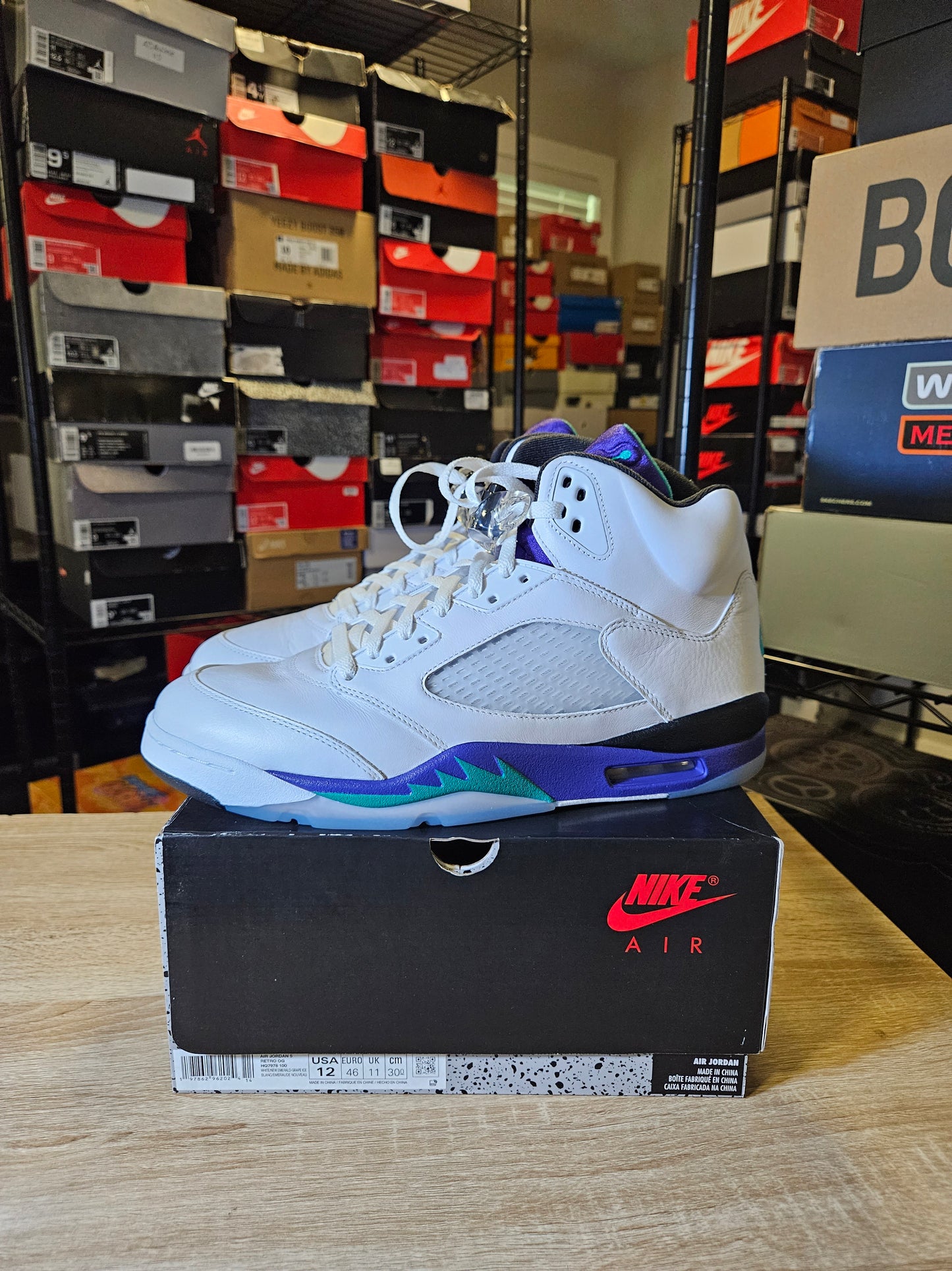 Size 12 - AJ 5 Retro 2025 Grape
