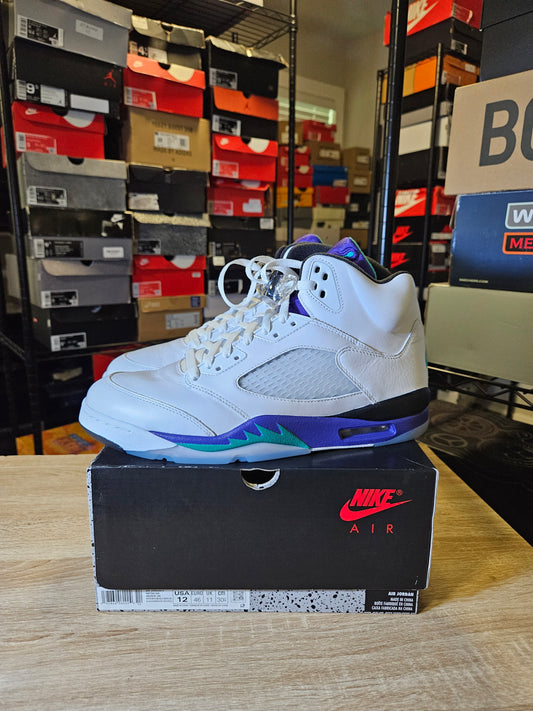 Size 12 - AJ 5 Retro 2025 Grape