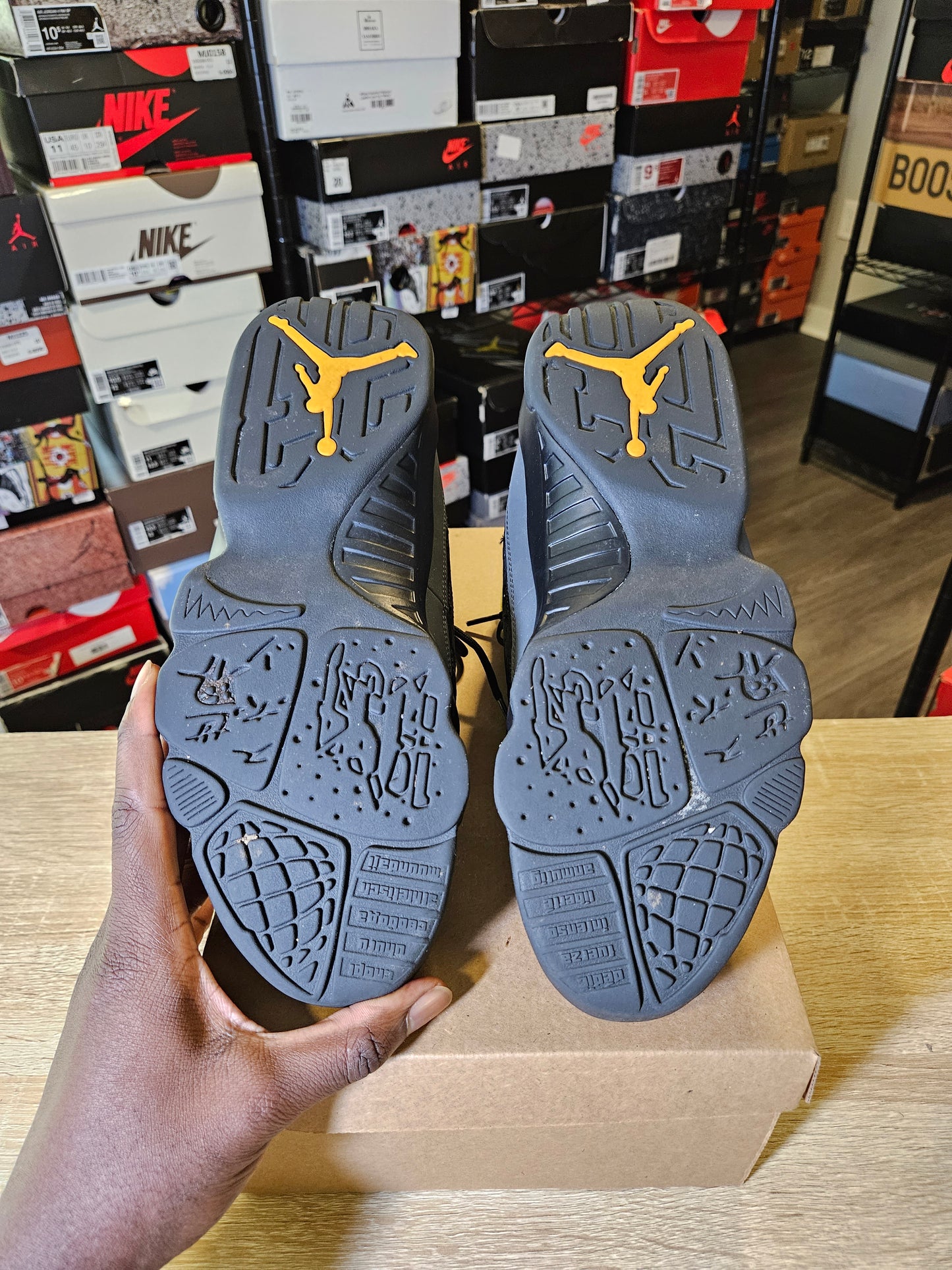 Size 10 - AJ 9 Retro University Gold