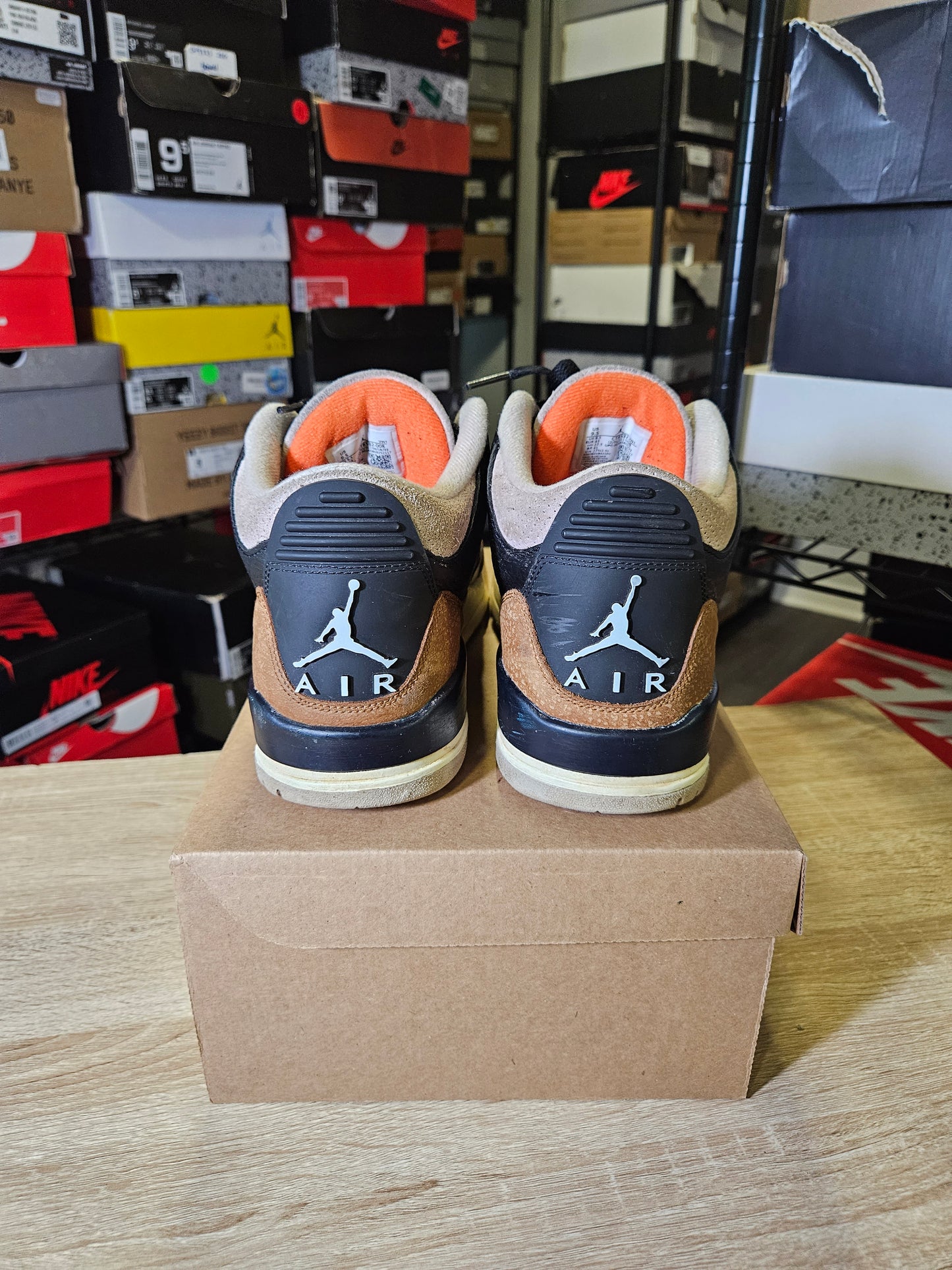 Size 9.5 - AJ 3 Retro Mid Desert Elephant