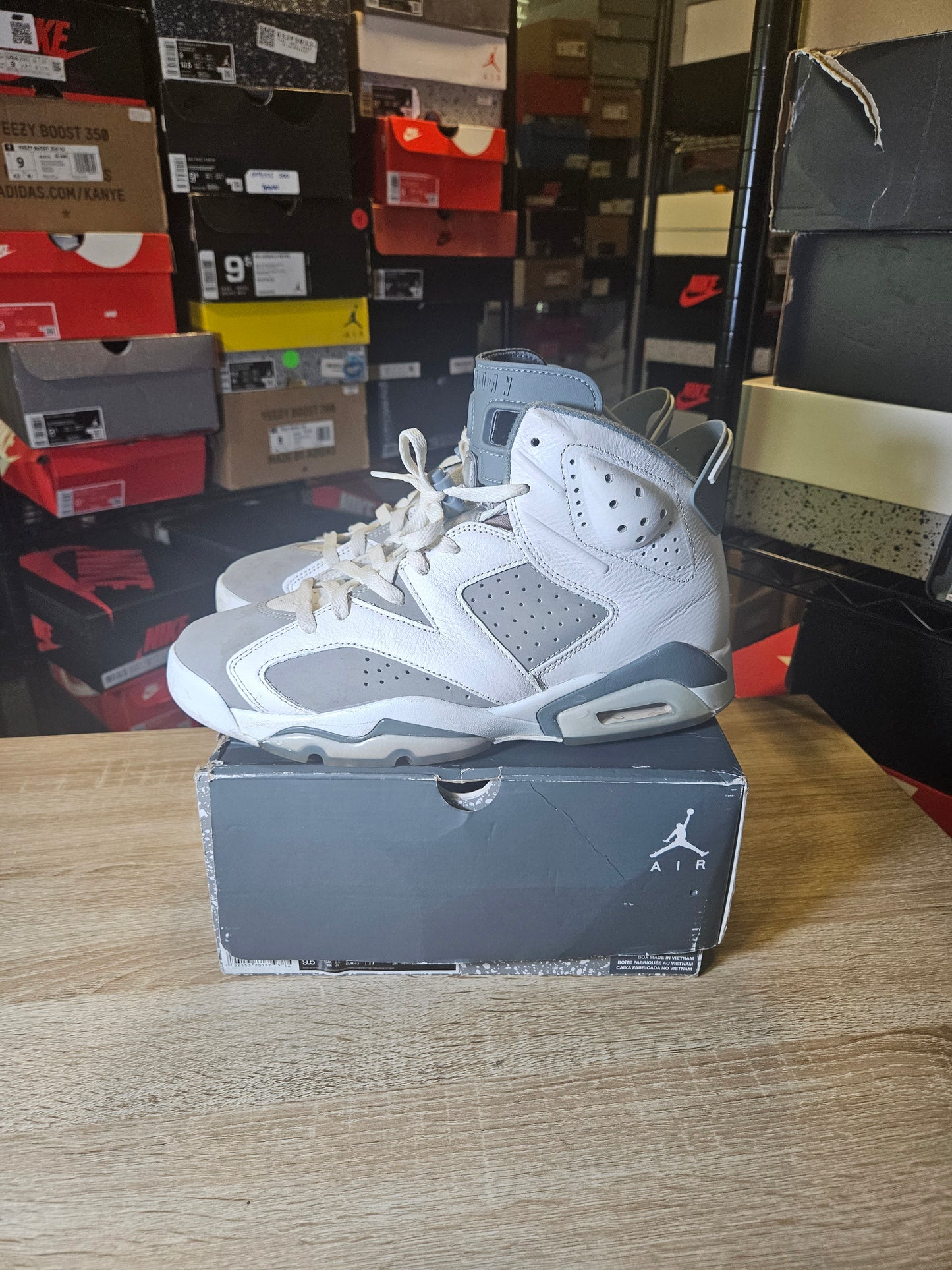 Size 9.5 - AJ 6 Retro Low Cool Grey