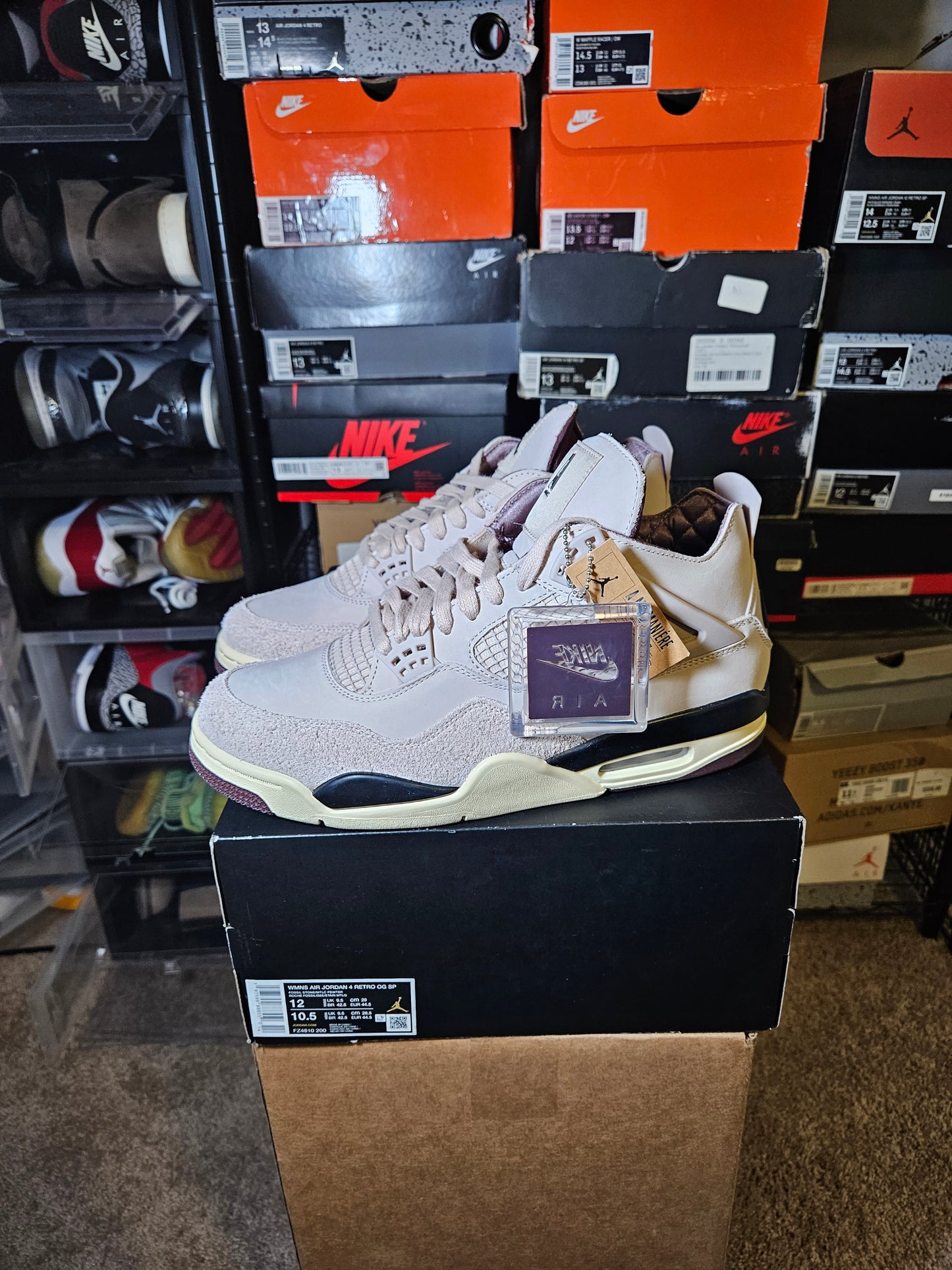 Size 12W/10.5M - A Ma Maniére x AJ 4 Retro While You Were Sleeping