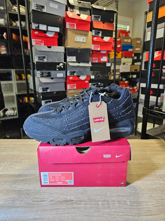 Size 13 - Levi’s x Air Max 95 Black