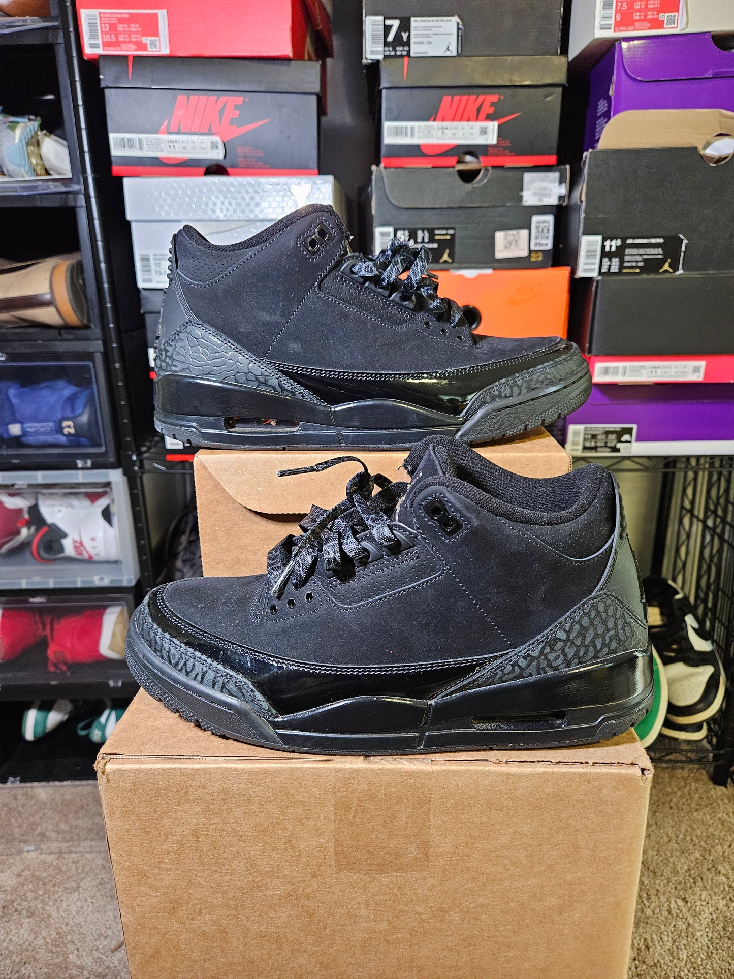 Size 9.5 - AJ 3 Retro 2025 Black Cat