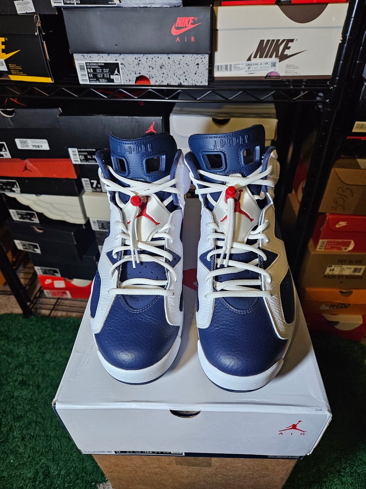 Size 12 - AJ 6 Retro 2024 Olympic