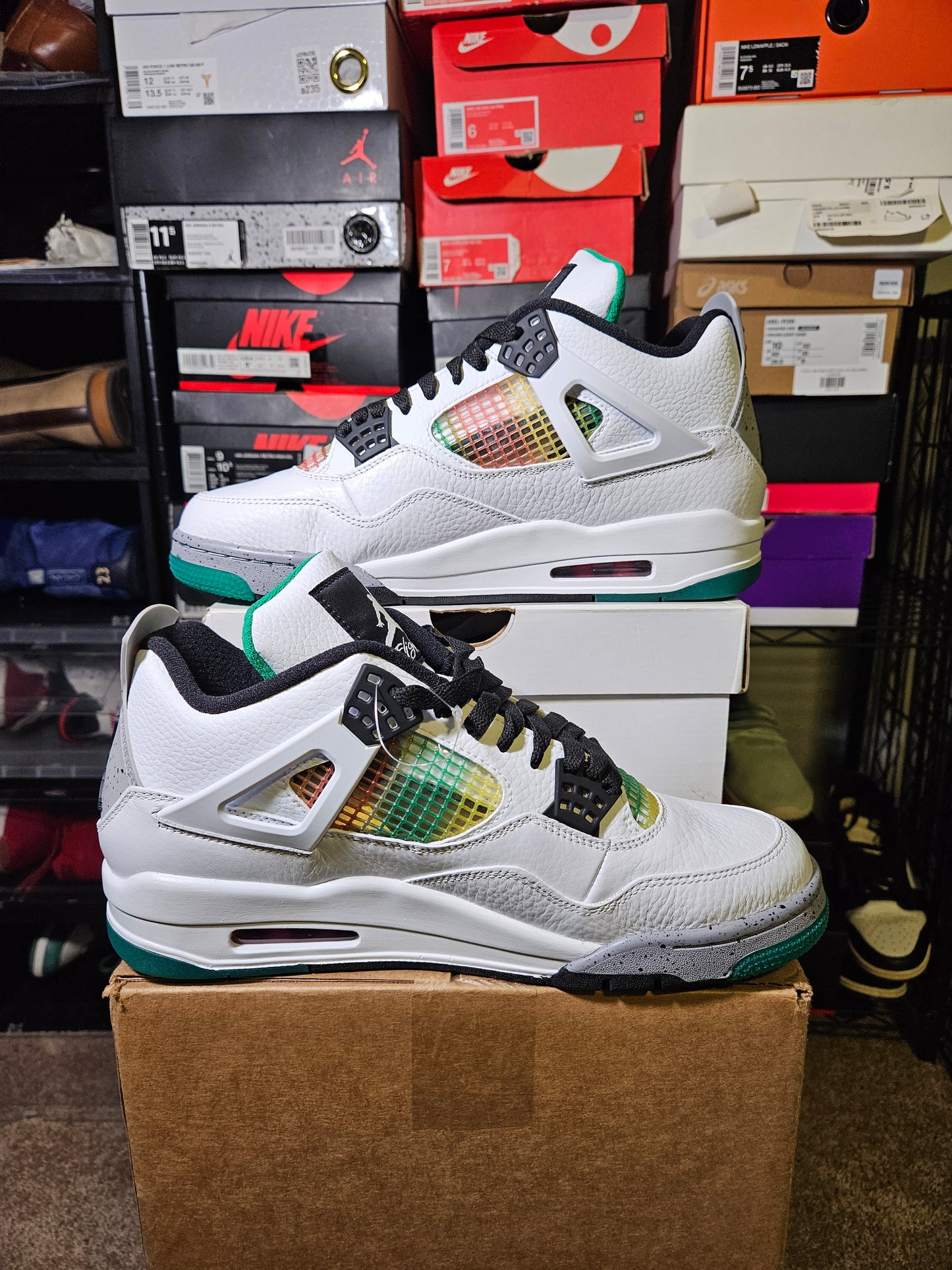 Size 11.5W/10M - AJ 4 Retro Rasta