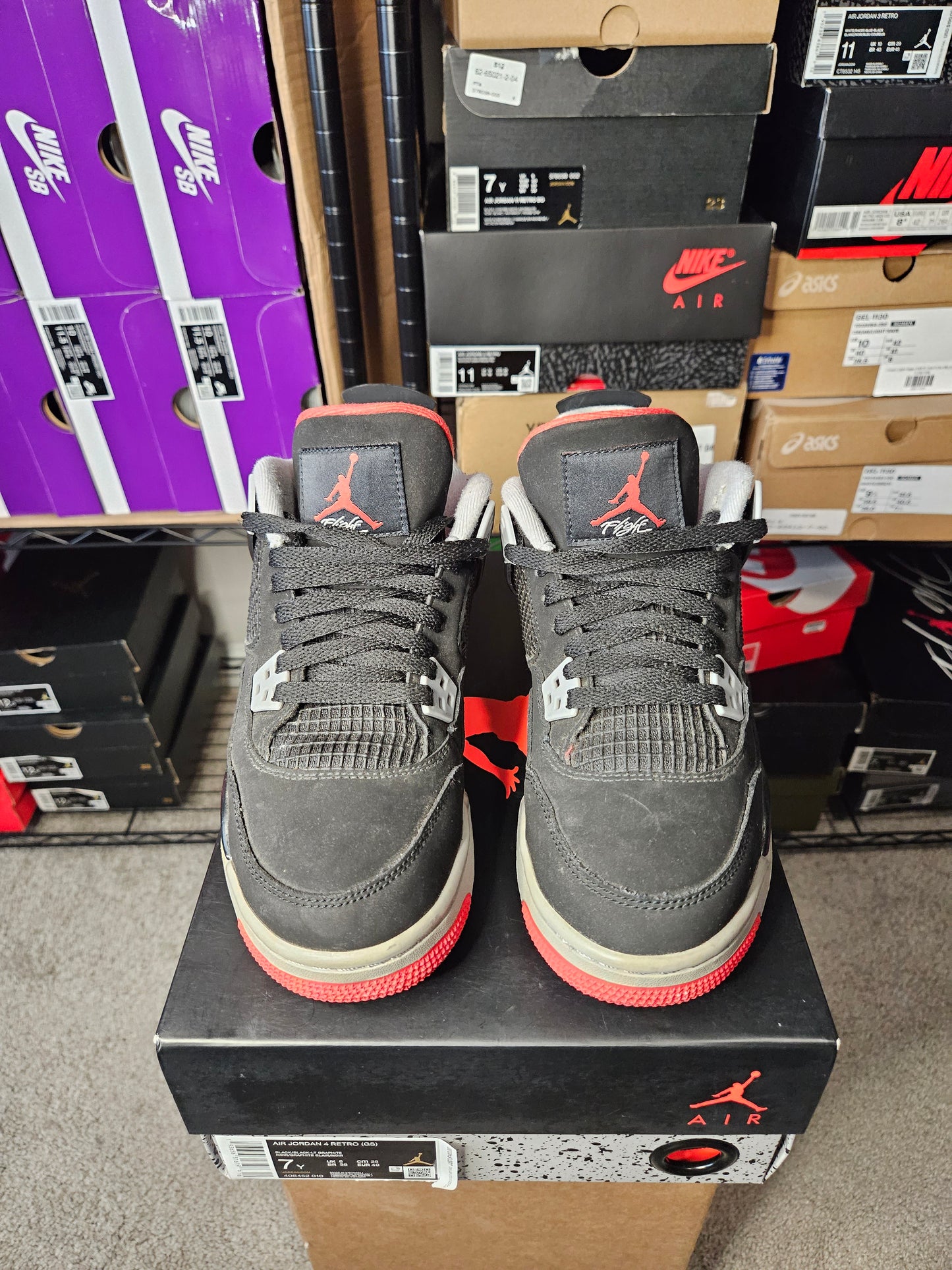 Size 7 - AJ 4 Retro OG Mid Bred 2019
