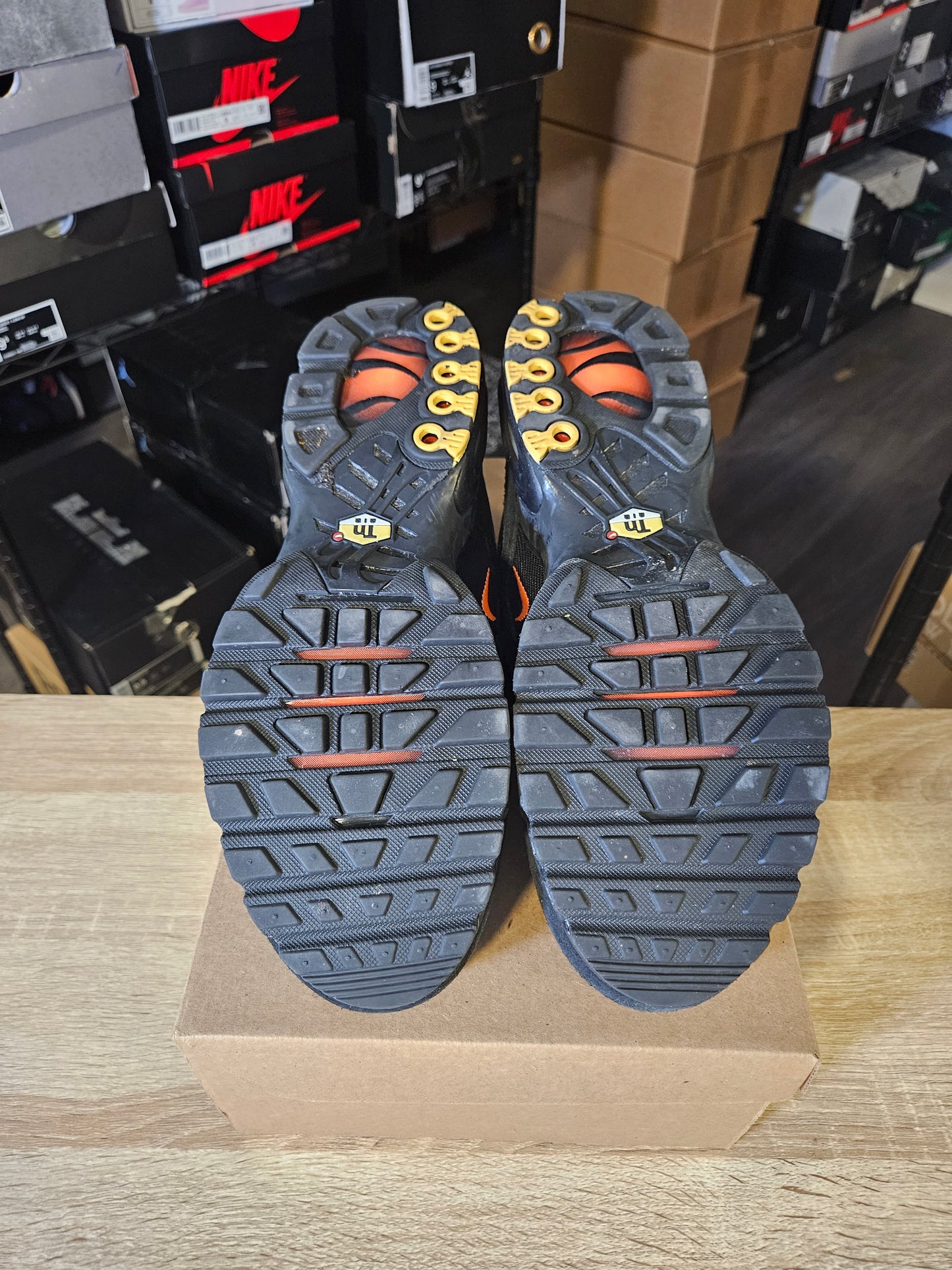 Size 11 -  Air Max Plus 97 Black Hyper Crimson