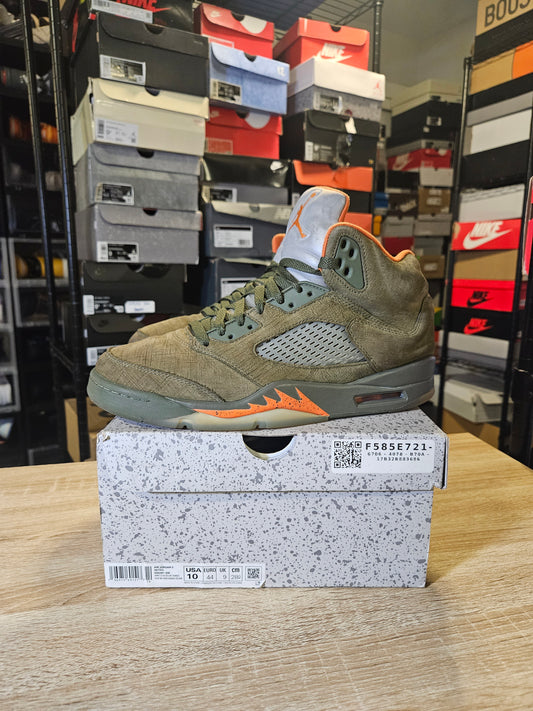 Size 10 - AJ 5 Olive