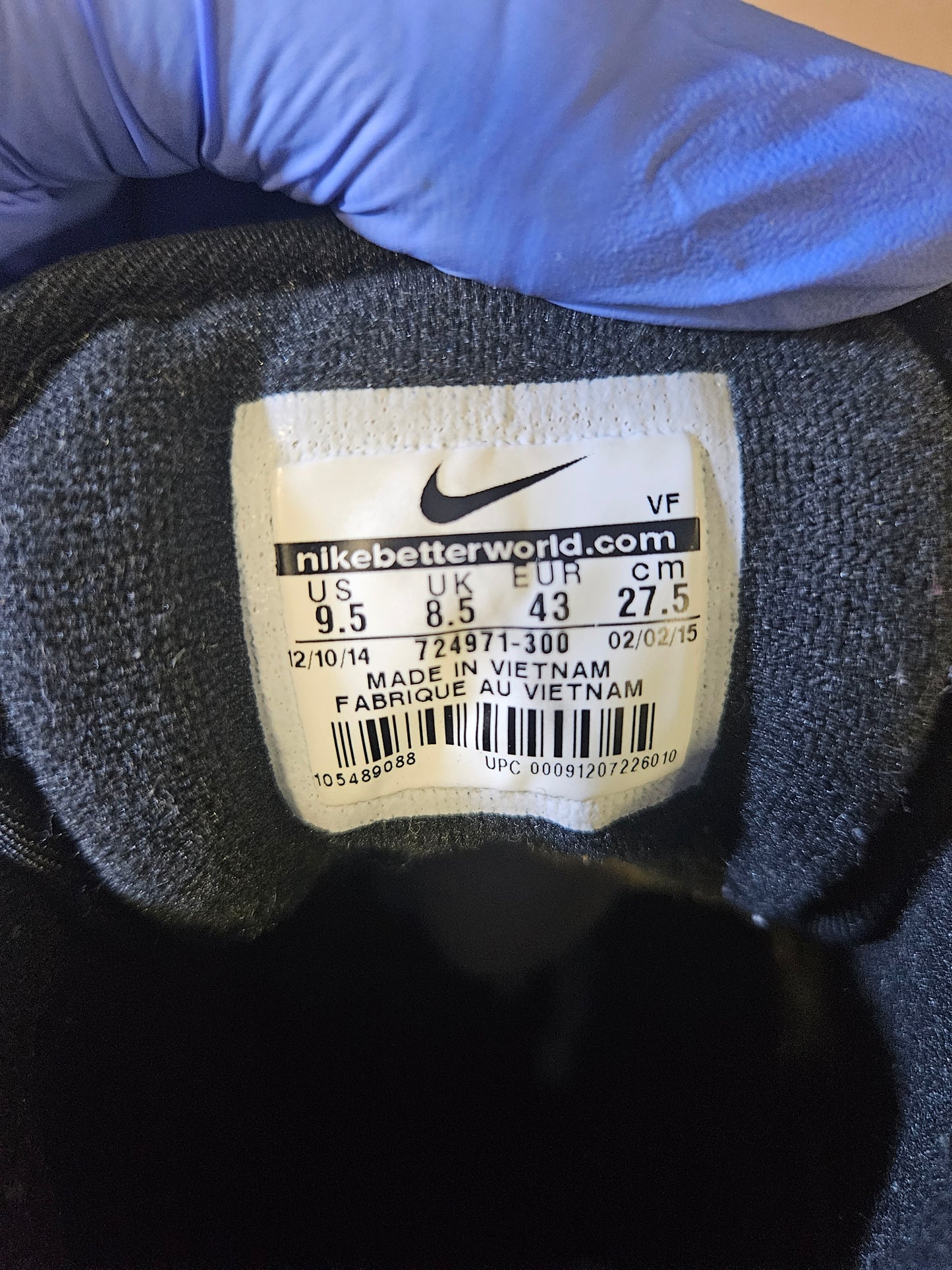 Size 9.5 - Air Diamond Fury 96 Freshwater