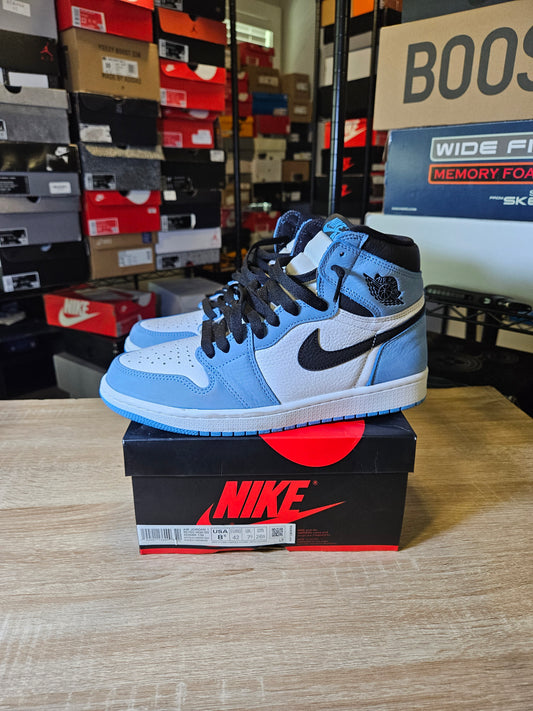 Size 8.5 - AJ 1 Retro OG High University Blue