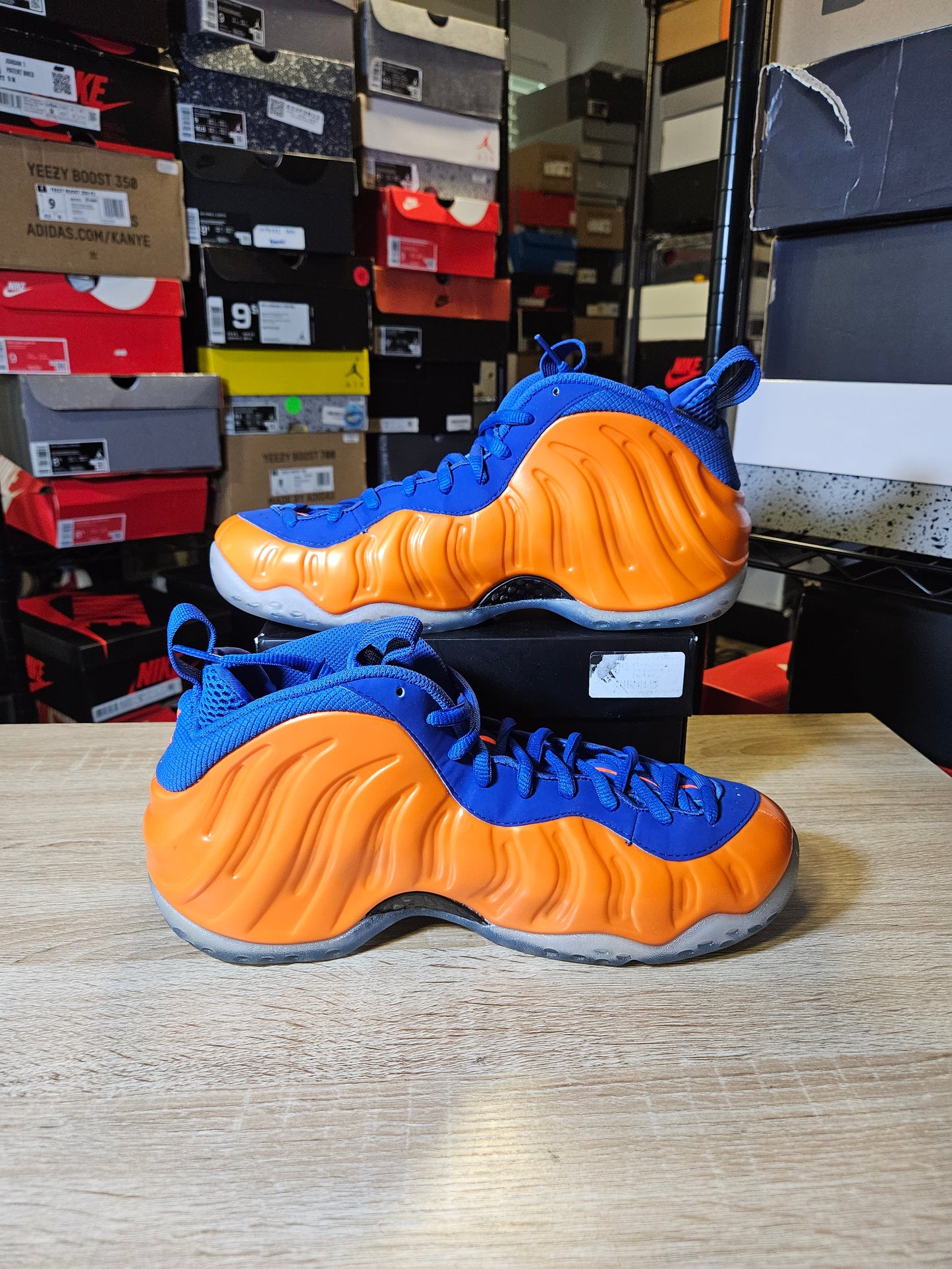 Size 10 - Air Foamposite One Knicks