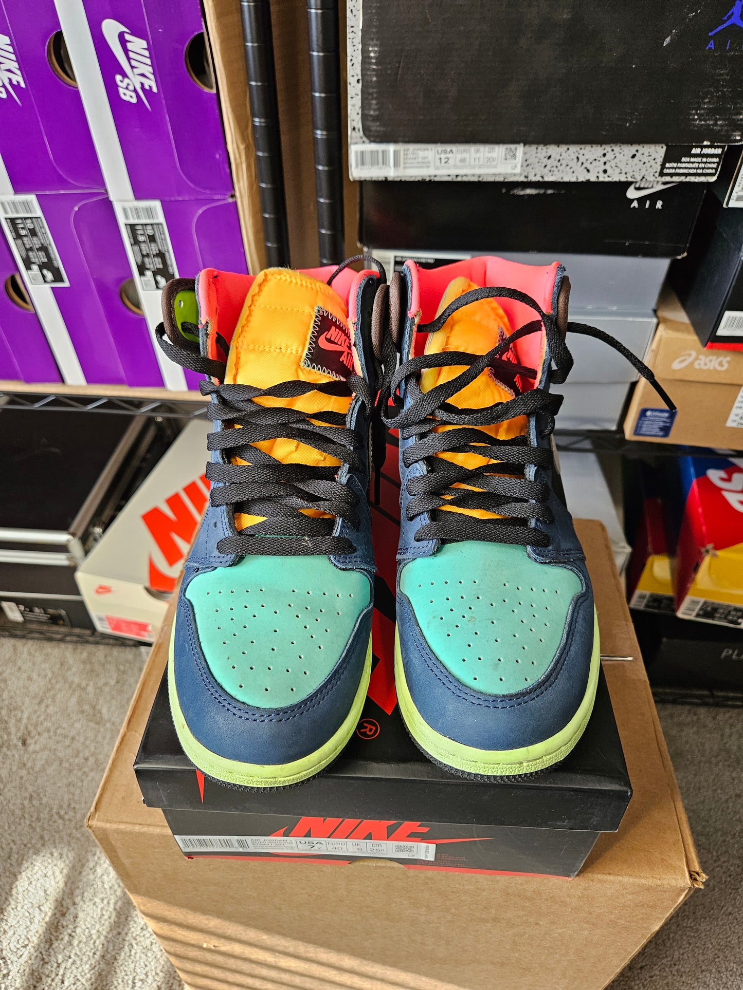 Size 7 - AJ 1 Retro High Tokyo Bio Hack