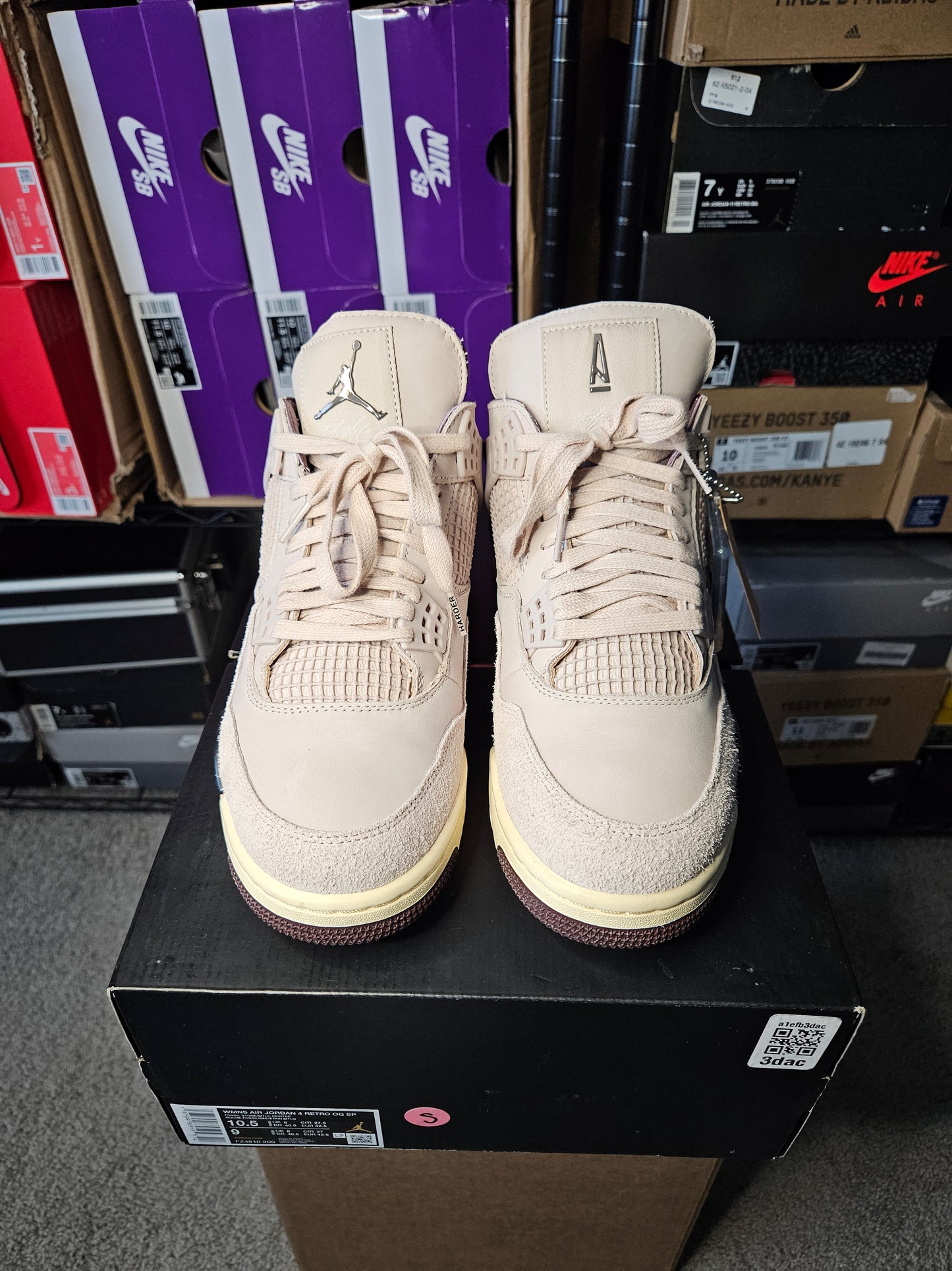 Size 10.5W/9M - A Ma Maniére x Air Jordan 4 Retro While You Were Sleeping