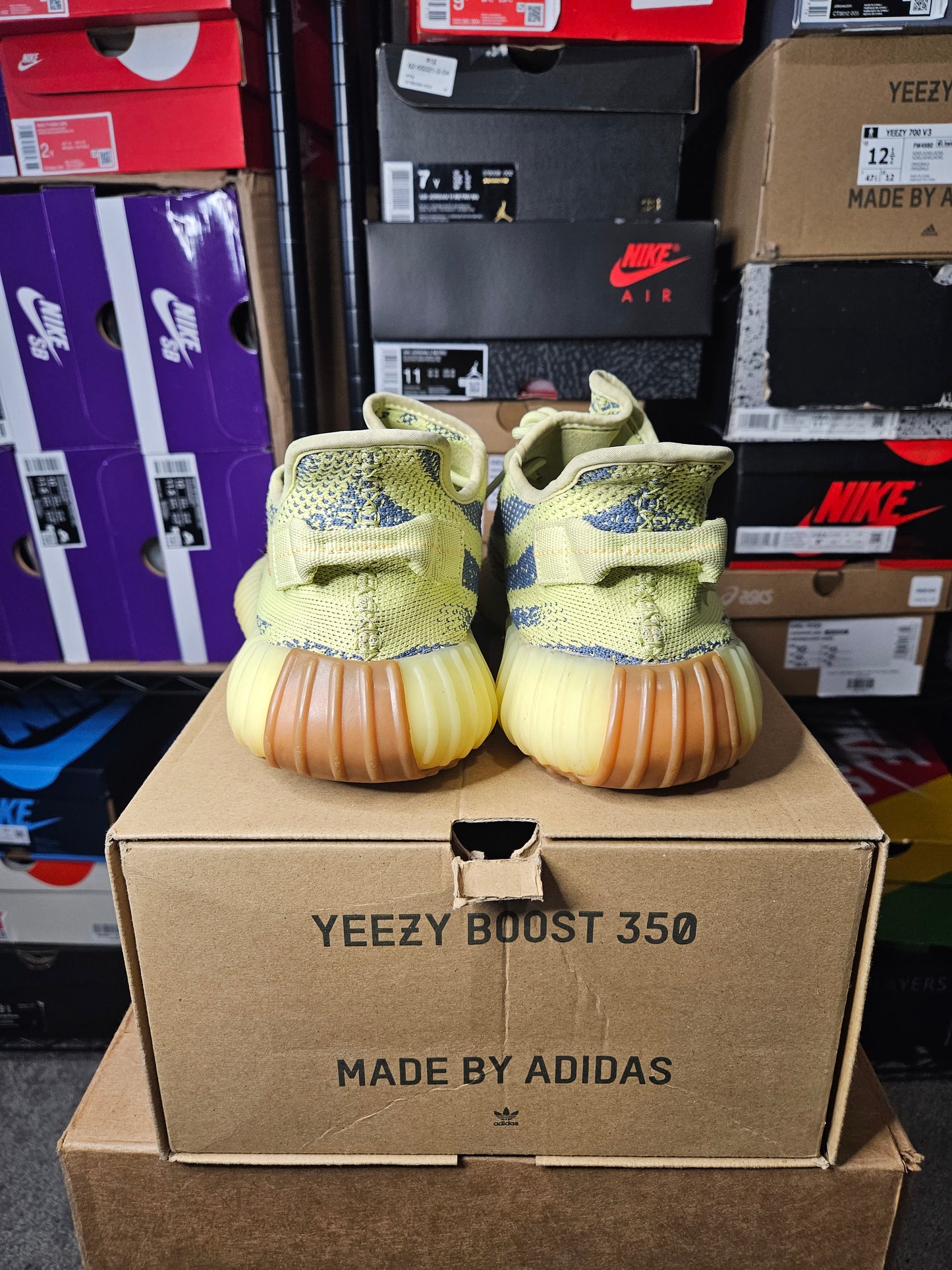 Size 11 - YZY Boost 350 V2 Low Semi Frozen Yellow