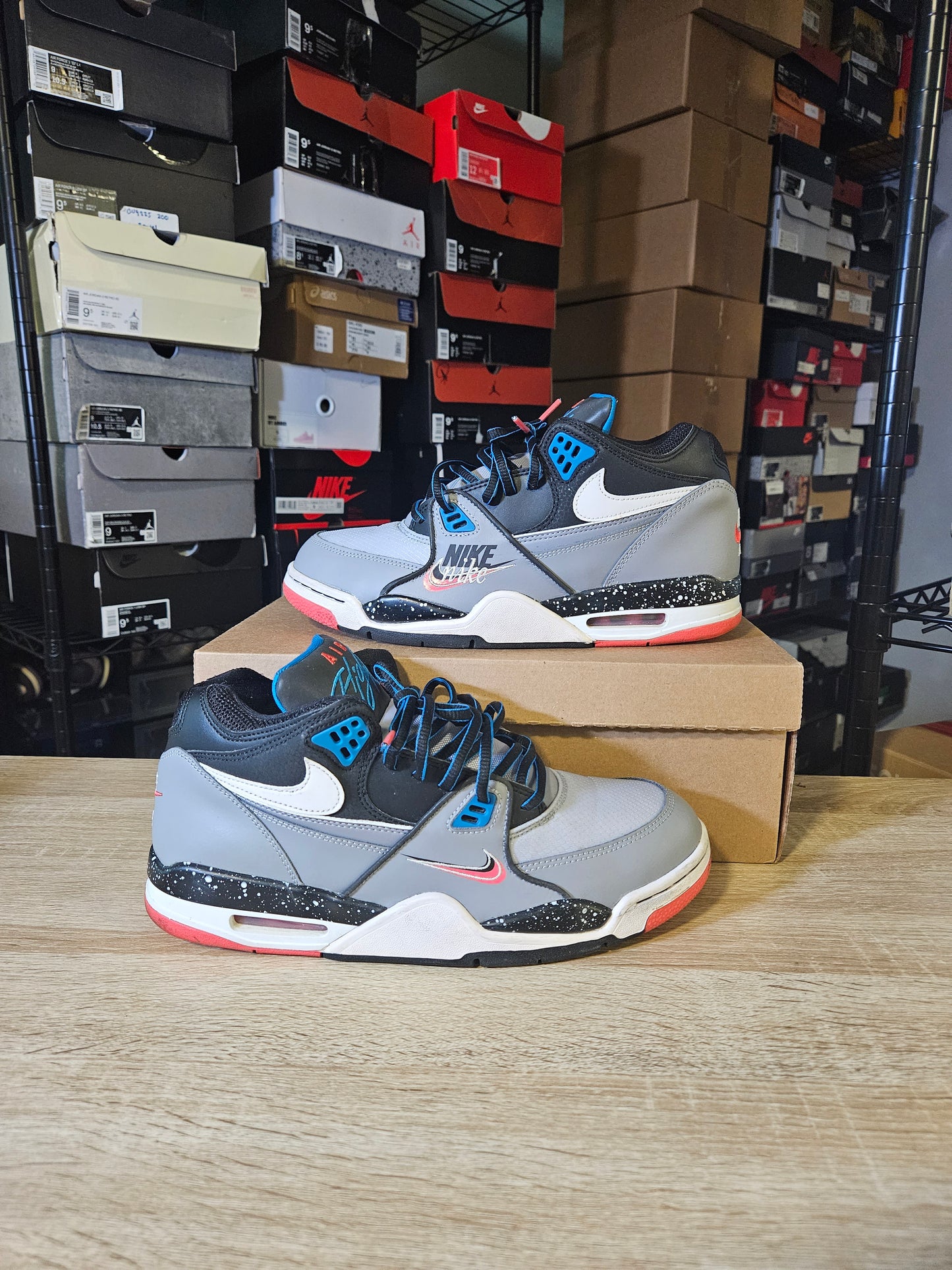 Size 10.5 - Air Flight 89 Script Logo Pack