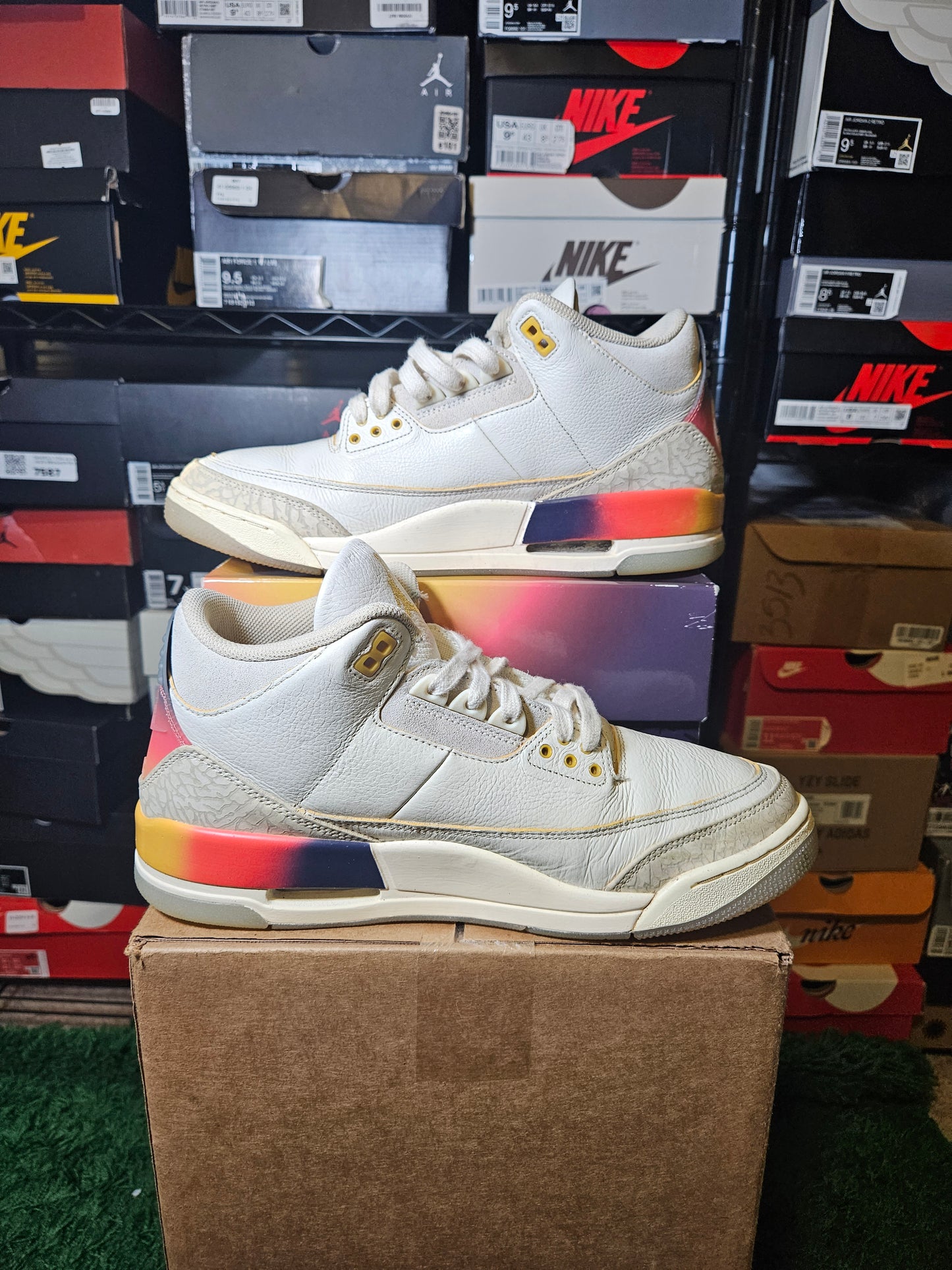 Size 11 - AJ 3 Retro x J. Balvin Mid Medellin Sunset