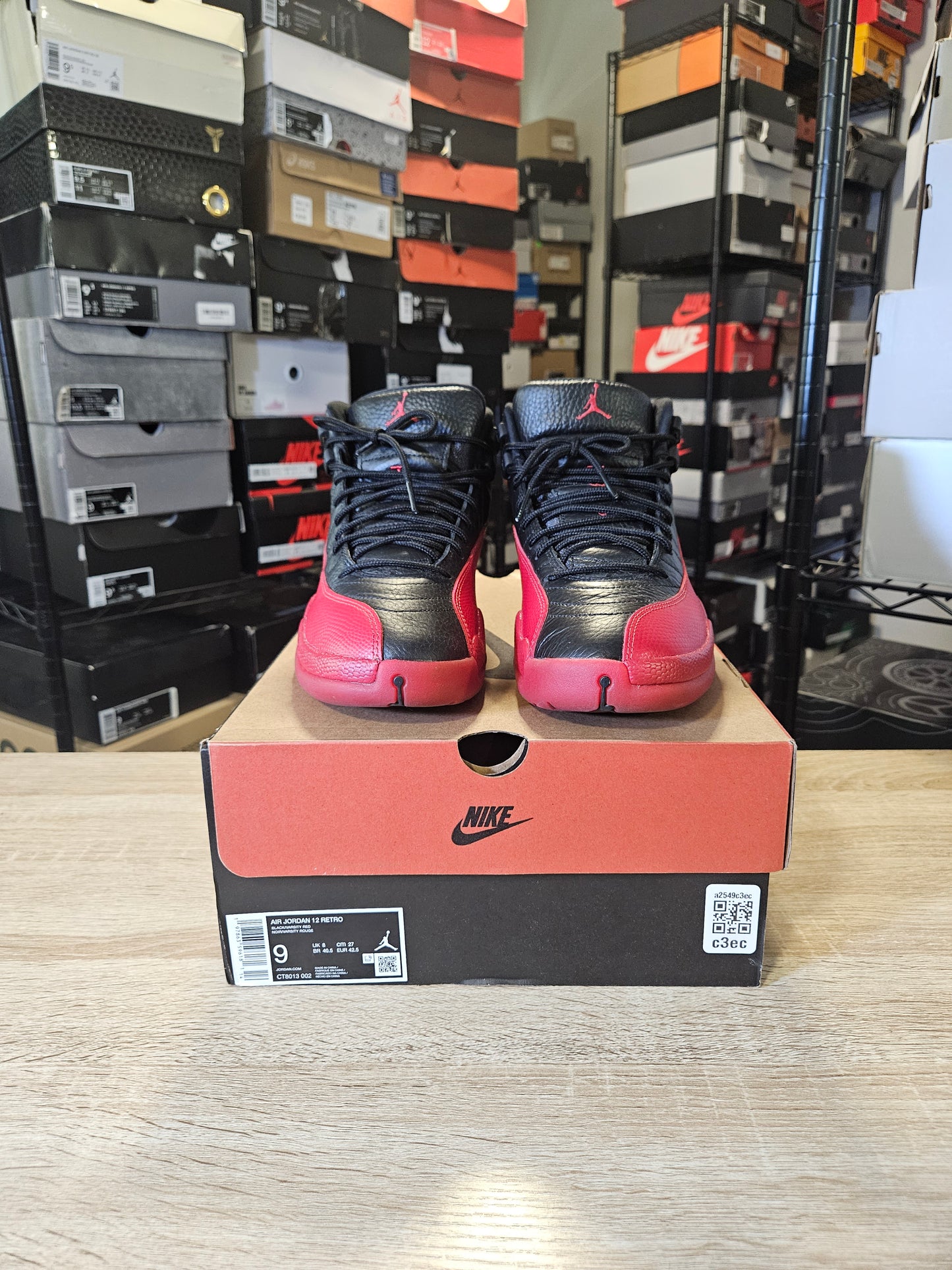 Size 9 - AJ 12 Retro 2025 Flu Game