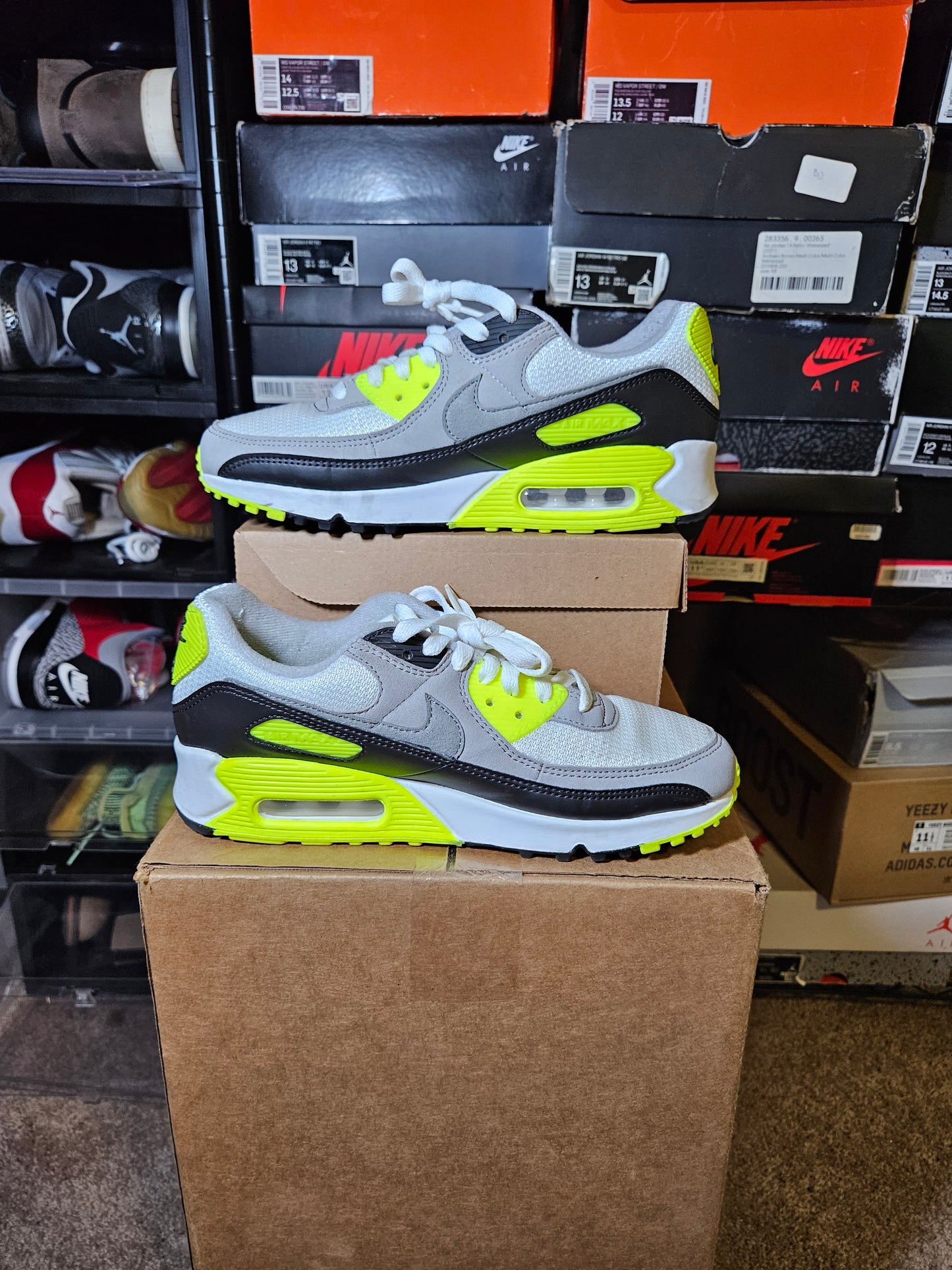 Size 8.5W/7M - Nike Air Max 90 2020 Volt