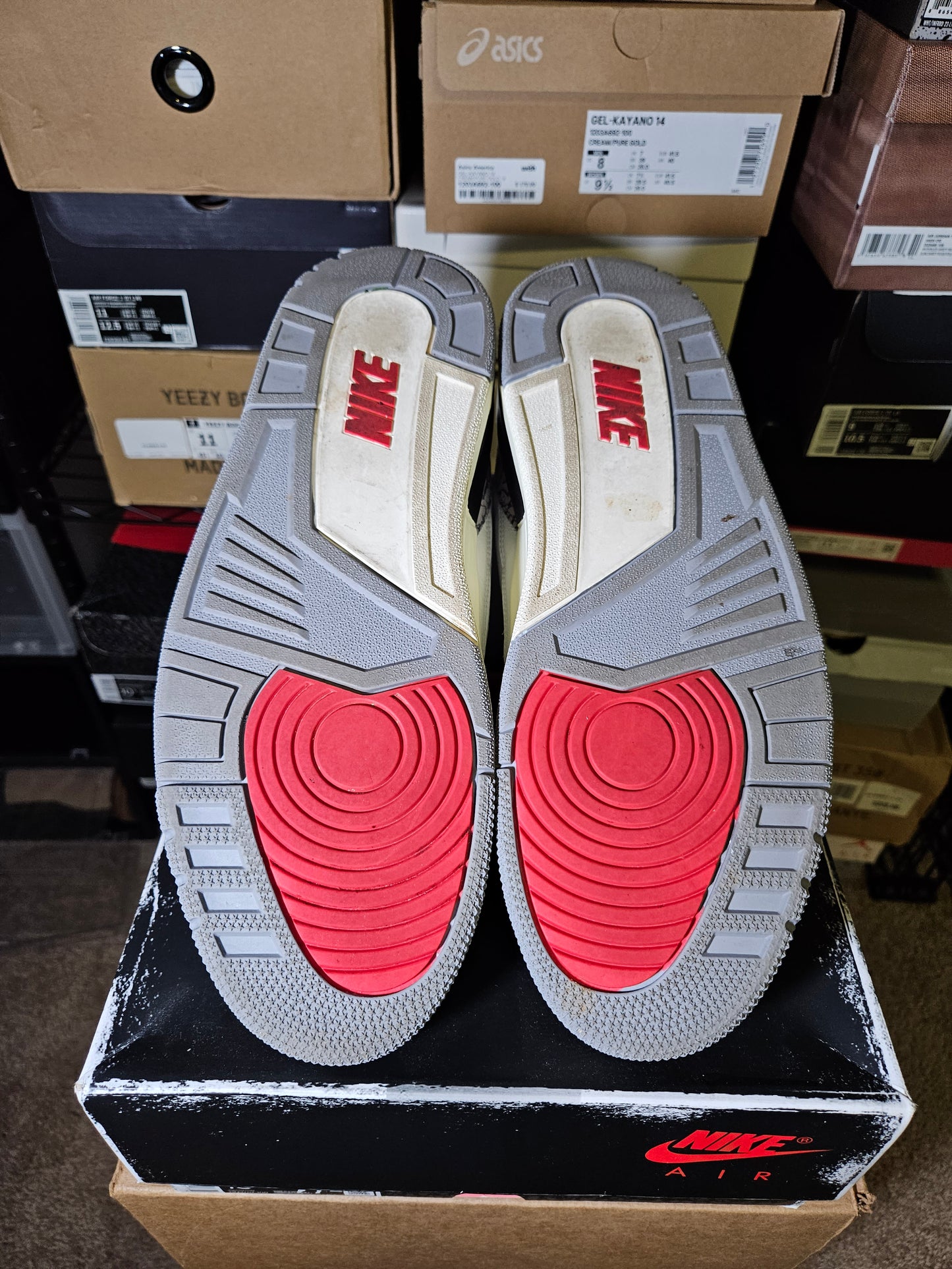 Size 13 - AJ 3 Retro Mid White Cement Reimagined