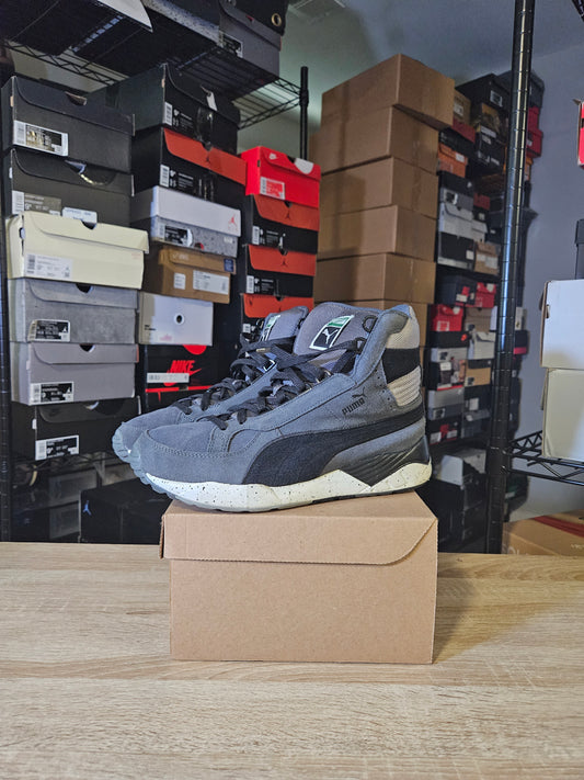 Size 9.5 - PUMA Trinomic XS 850 Mid Turbulence Grey