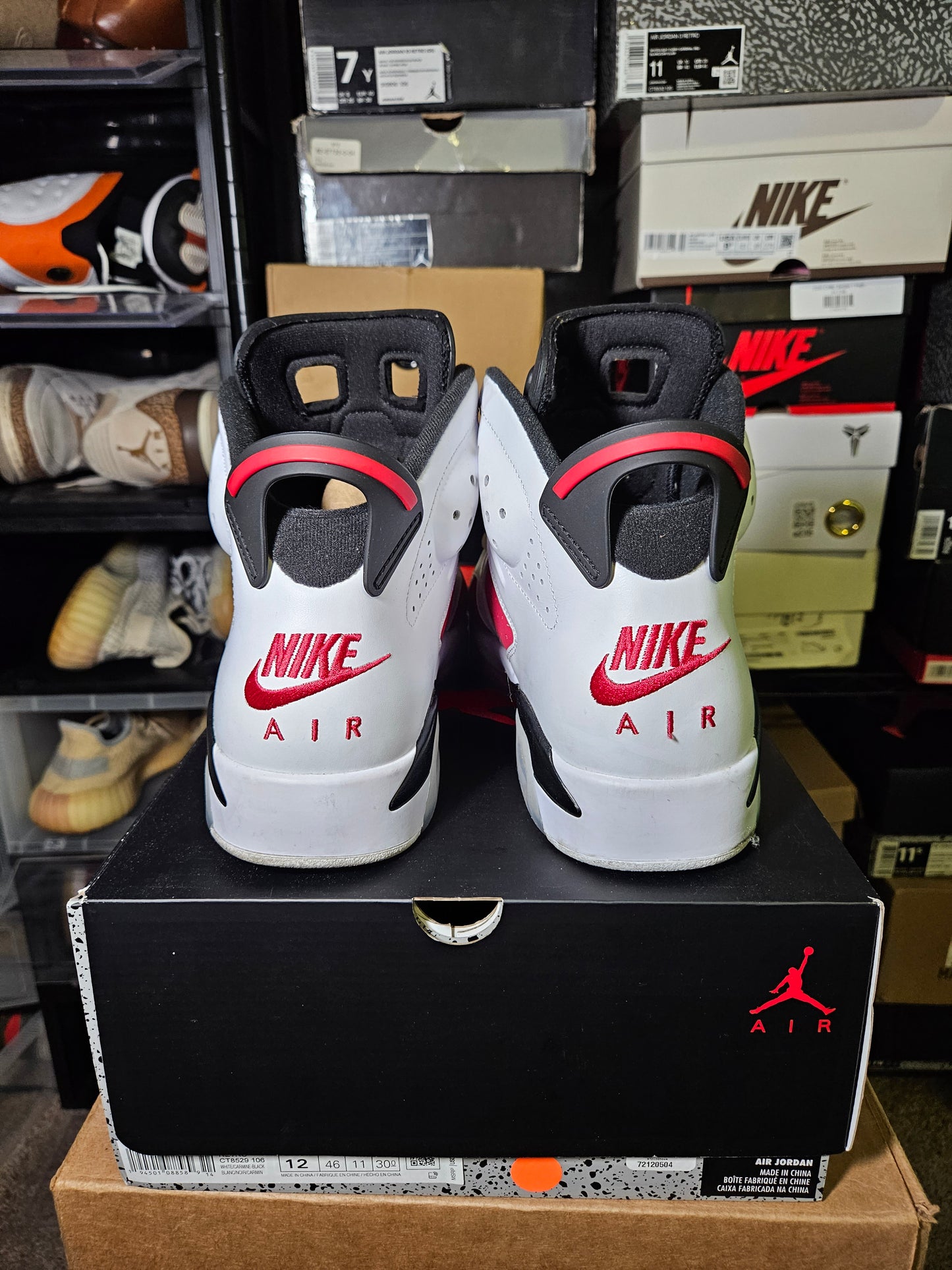Size 12 - AJ 6 Retro OG Mid Carmine