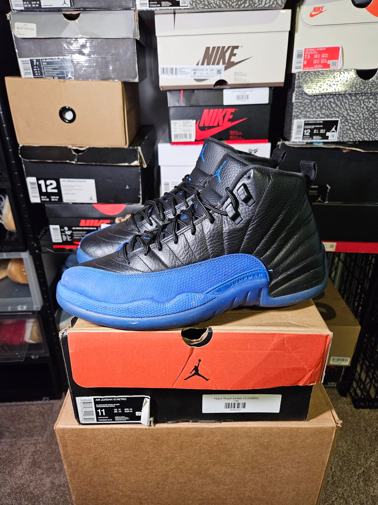 Size 11 - AJ 12 Retro Game Royal