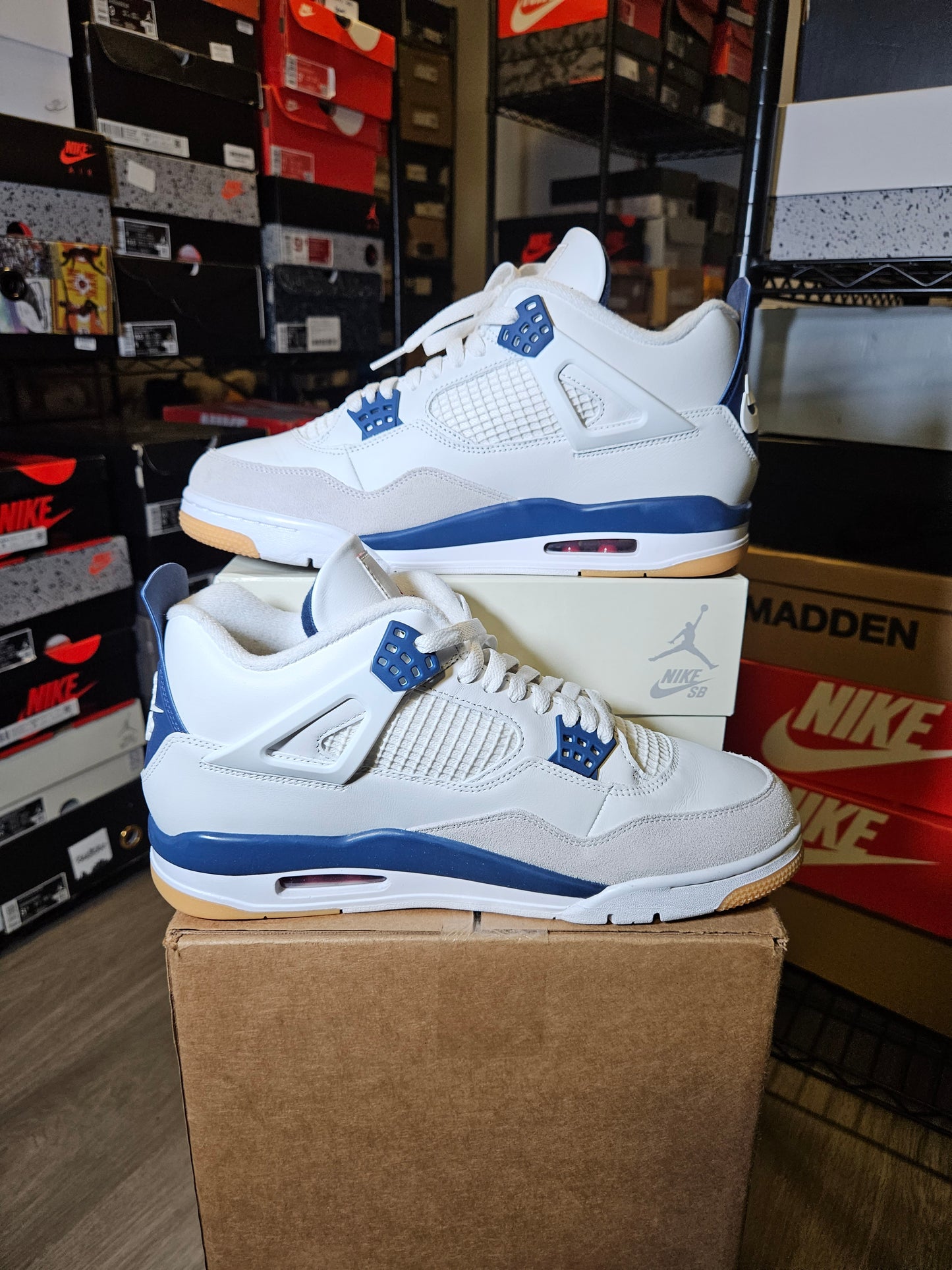 Size 11.5 - SB x AJ 4 Retro SP Navy