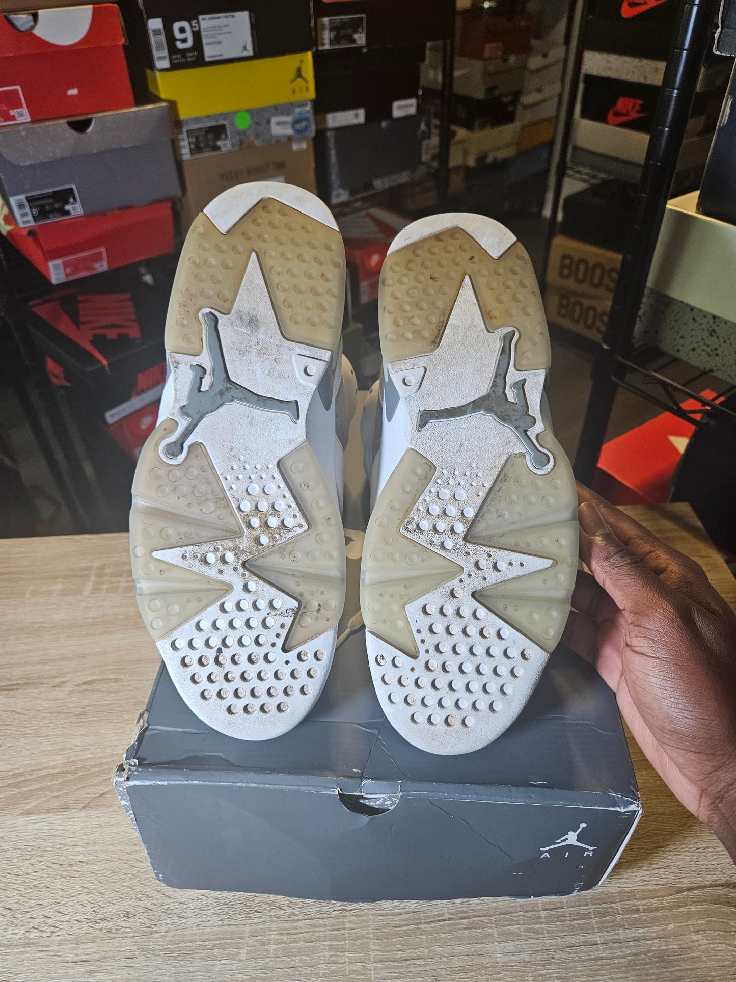 Size 9.5 - AJ 6 Retro Low Cool Grey