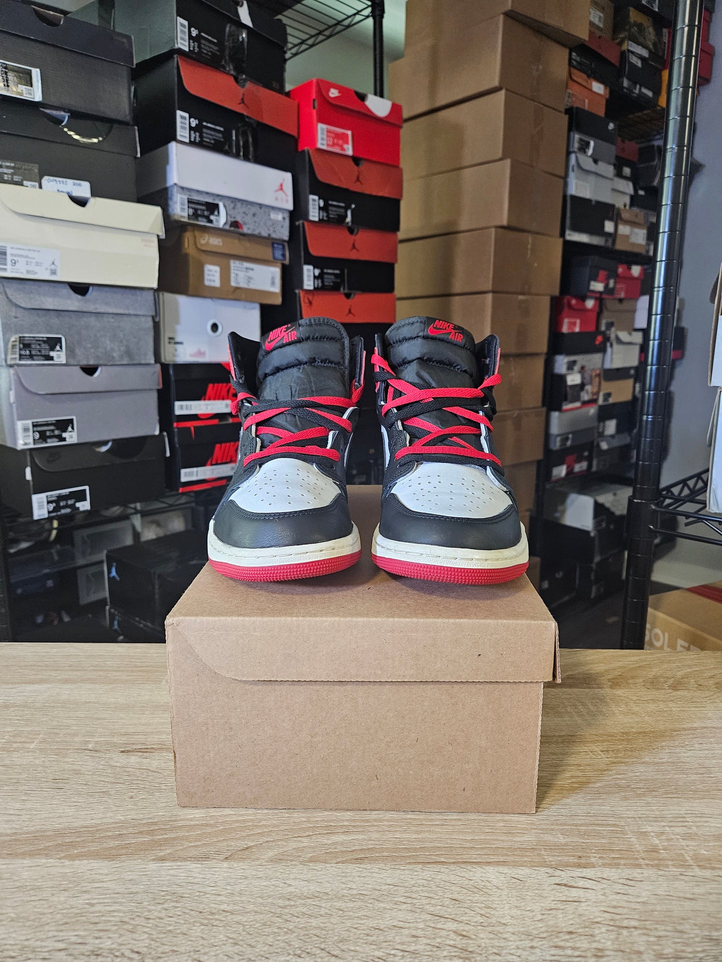 Size 11 - AJ 1 Retro OG High Black Toe Reimagined