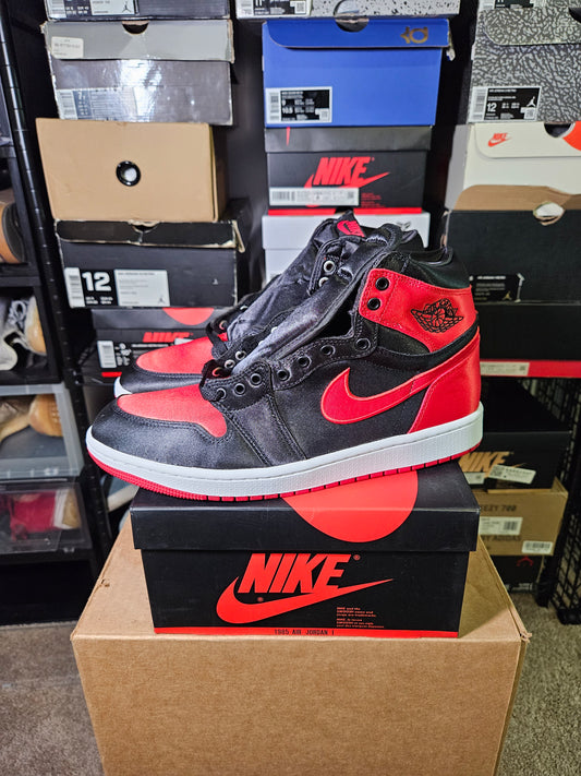 Size 11W/9.5M - AJ 1 Retro OG 2023 High Satin Bred