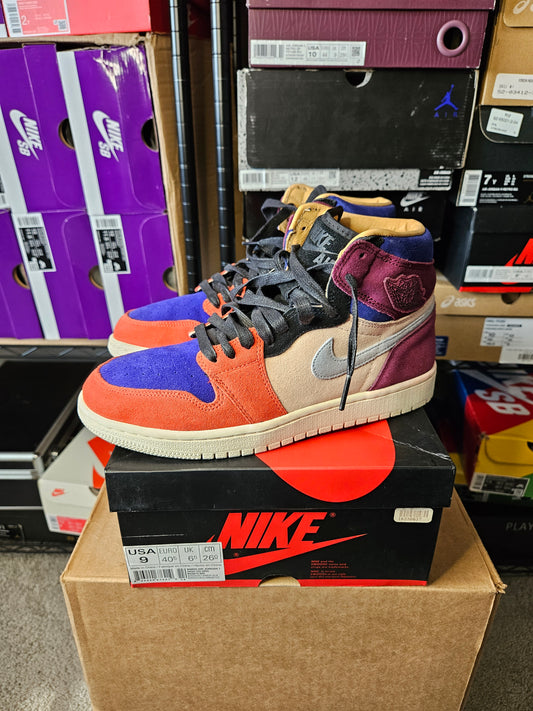 Size 9W/7.5M - Aleali May x Air Jordan 1 Retro High Court Lux