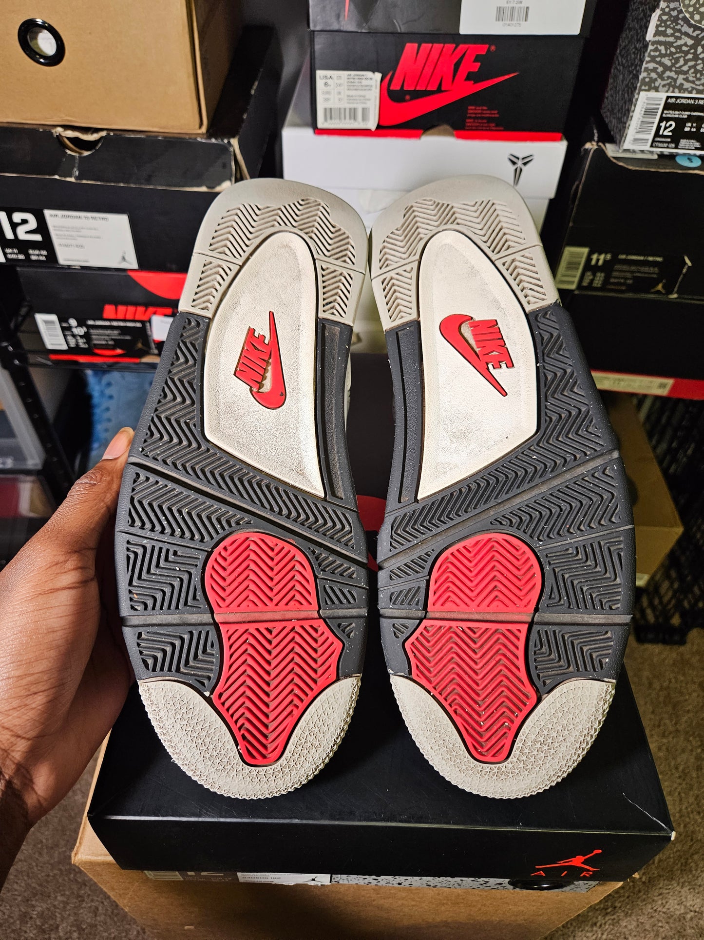 Size 12 - AJ 4 Retro Cement 2012