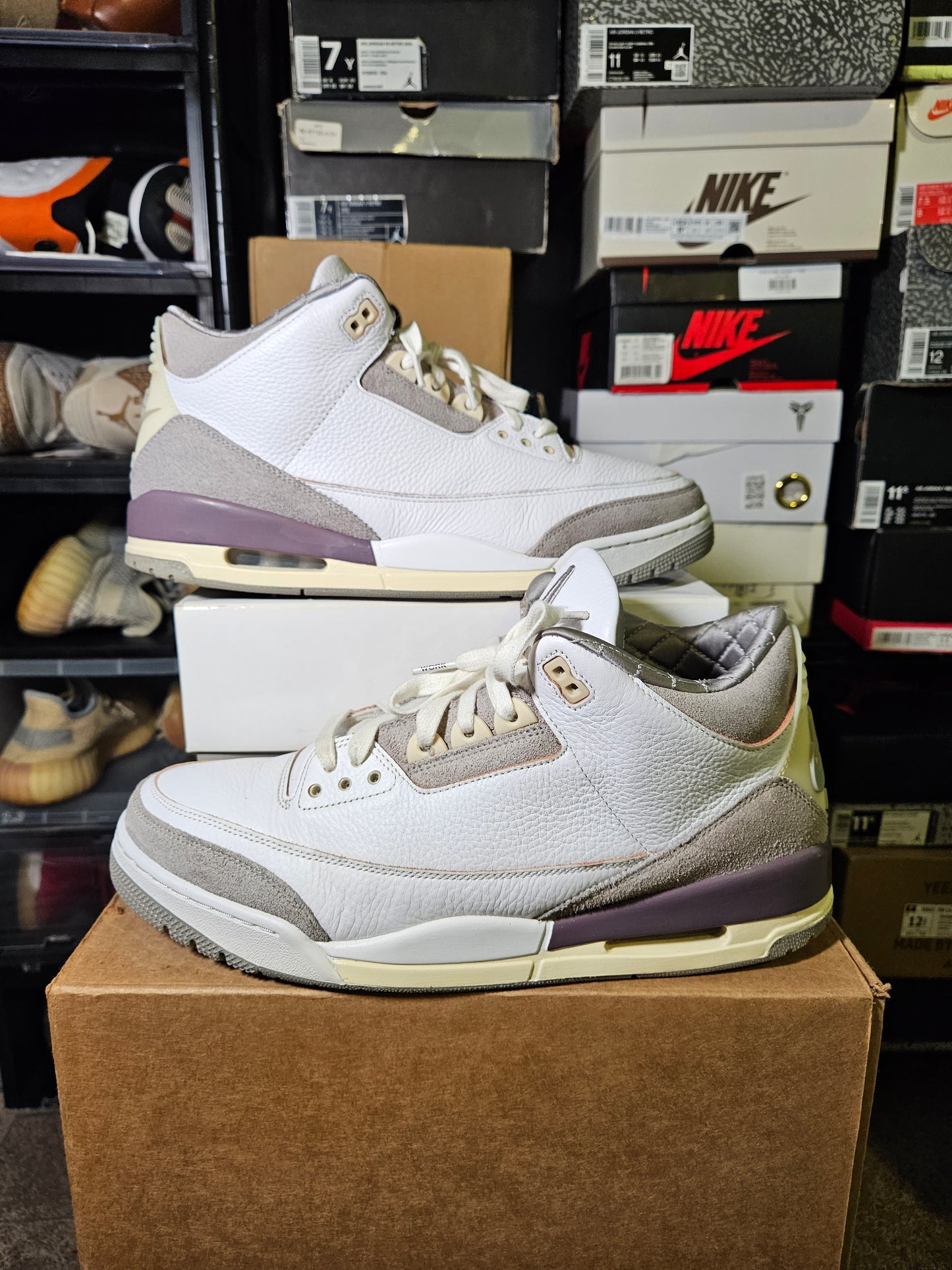 Size 14.5W/13M - Jordan 3 Retro SP x A Ma Maniere Low Raised By Women