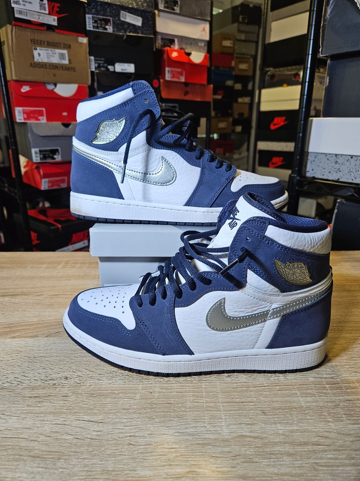Size 9 - AJ 1 Retro High CO.JP Midnight Navy