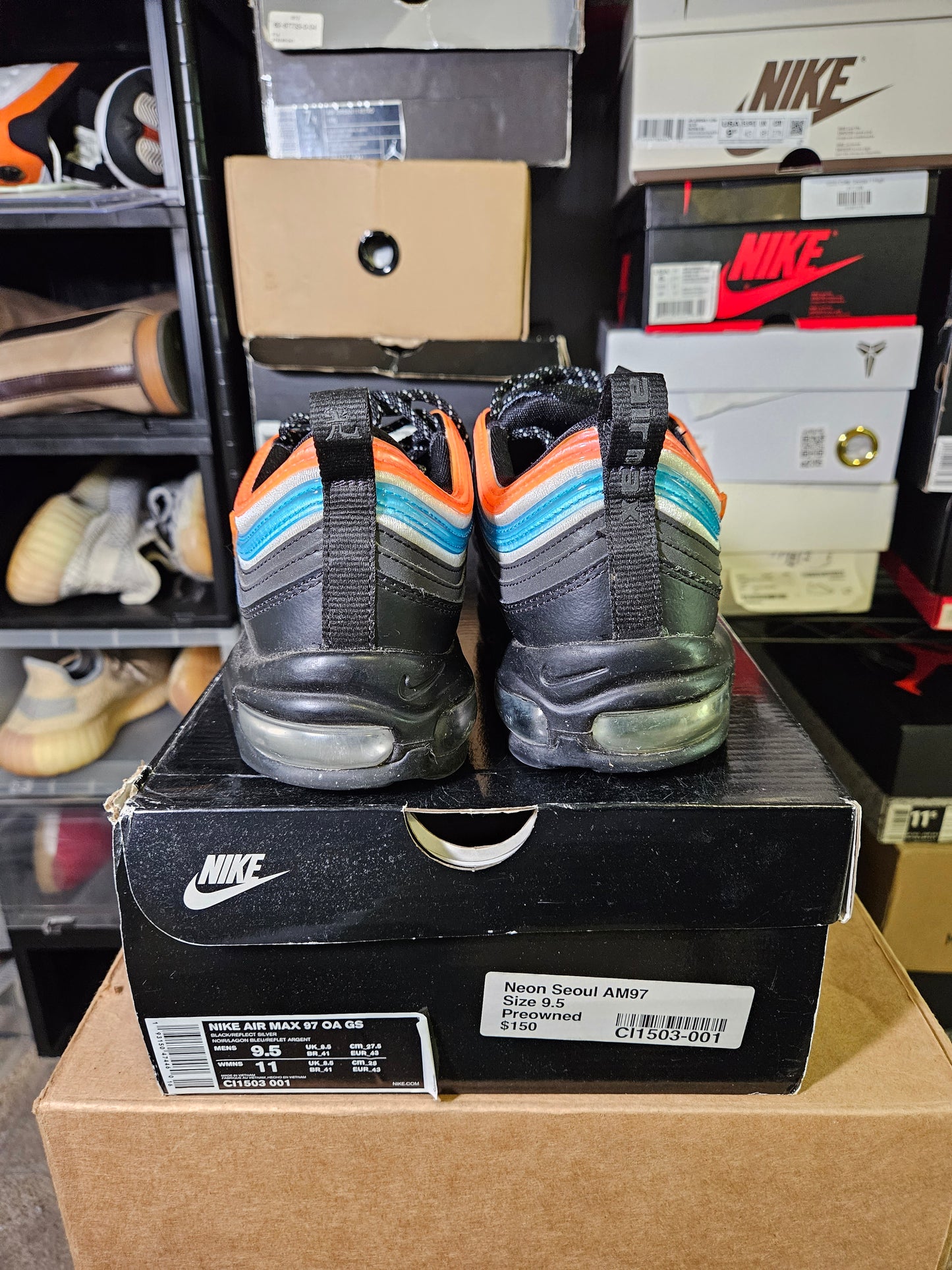 Size 9.5 - Air Max 97 On Air: Neon Seoul