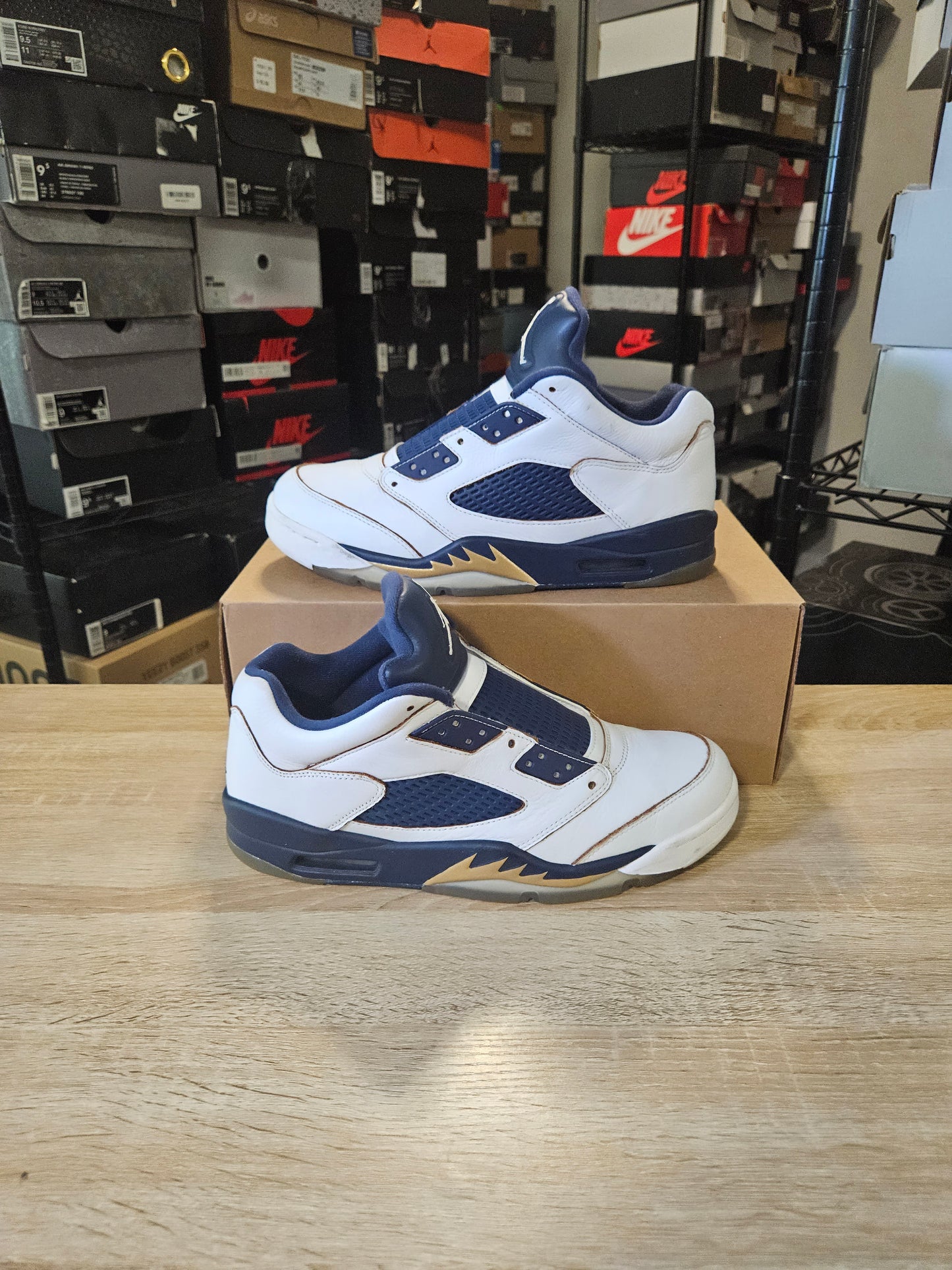 Size 9.5 - AJ 5 Retro Low Dunk From Above