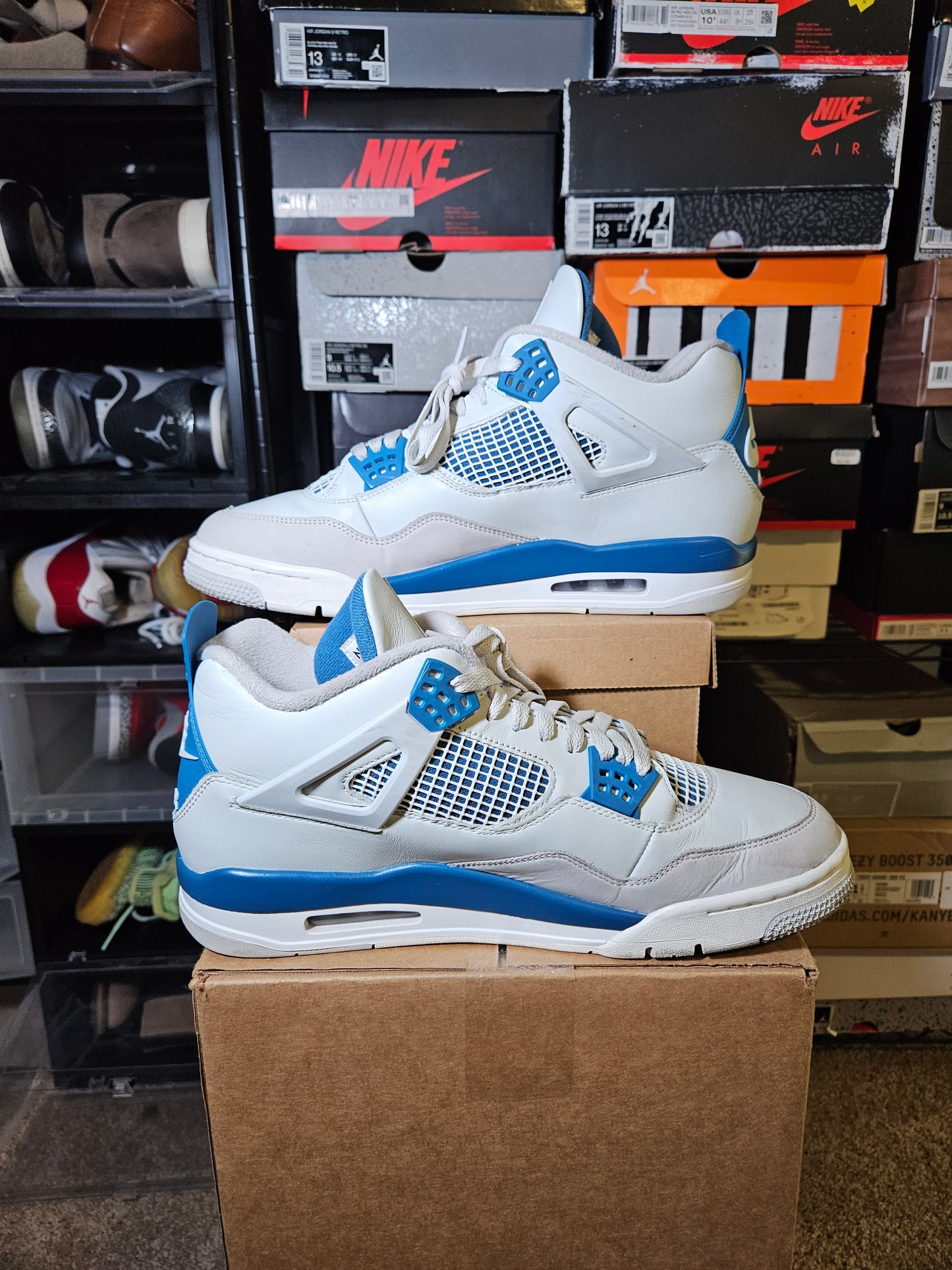 Size 13 - AJ 4 Retro 2024 Military Blue