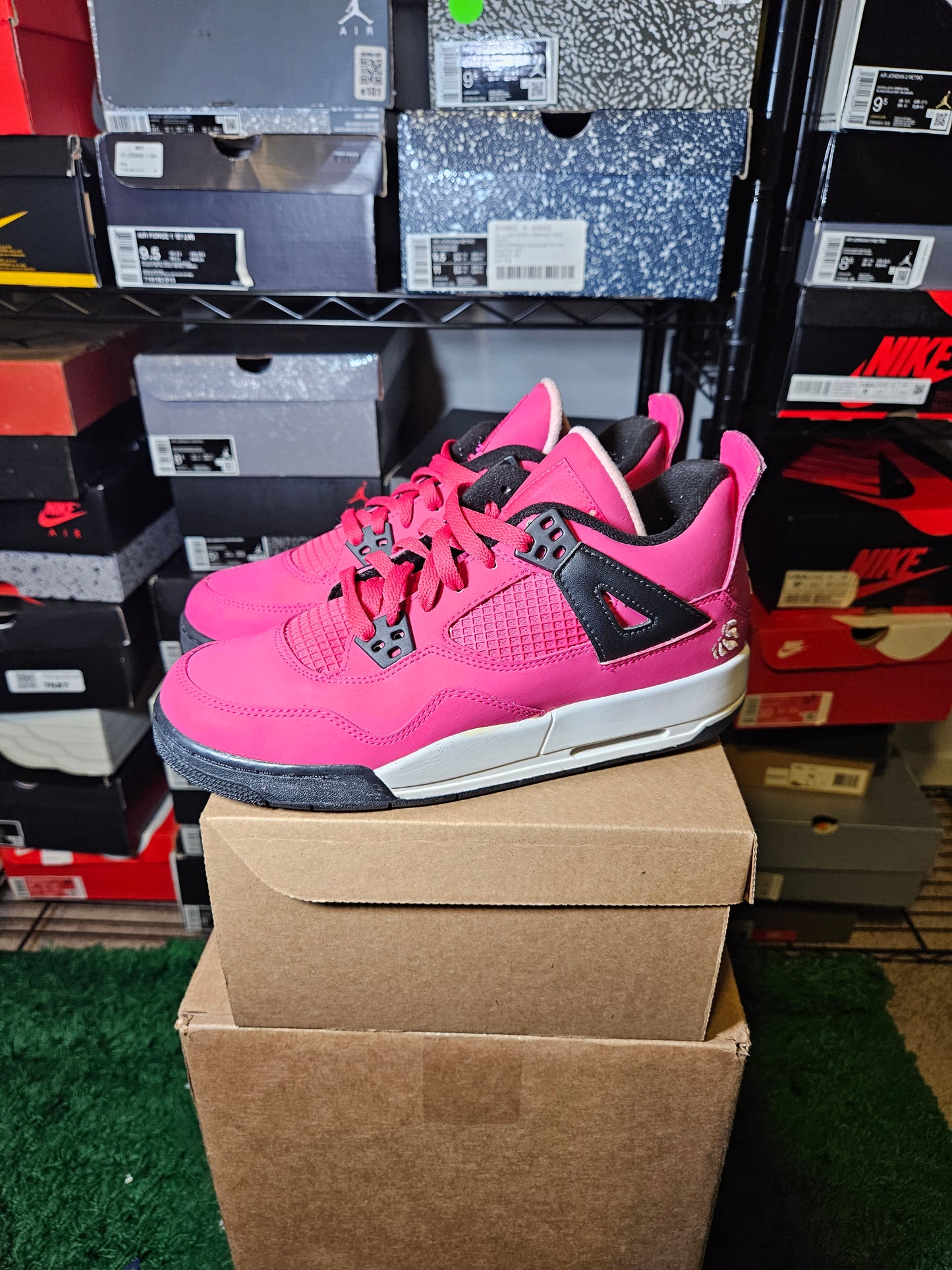 Size 7 (GS) - AJ 4 Retro Low Voltage Cherry