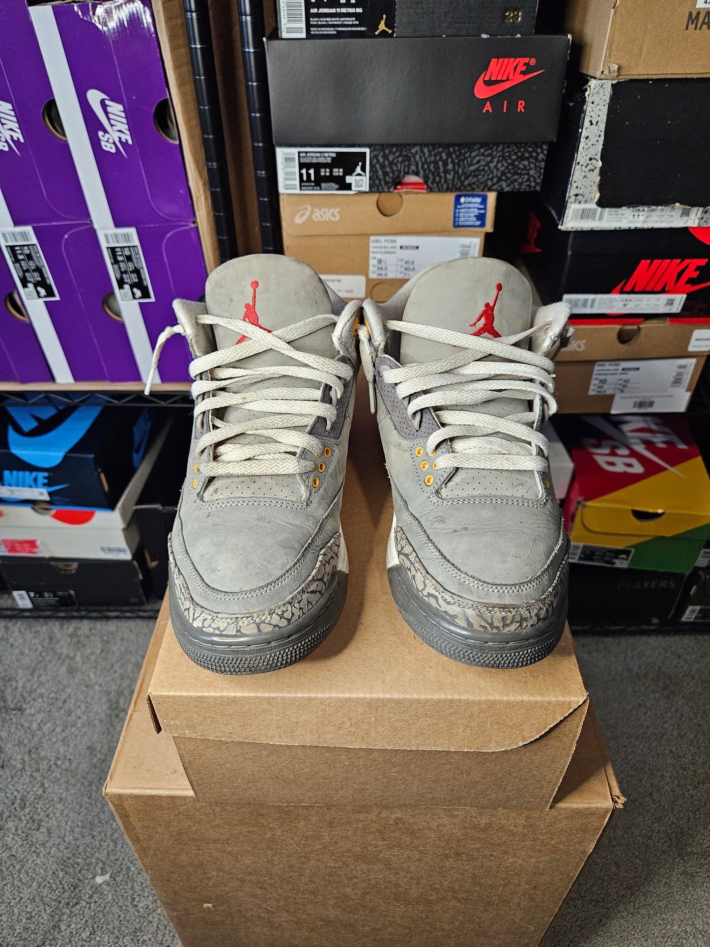 Size 8.5 - AJ 3 Retro Mid Cool Grey