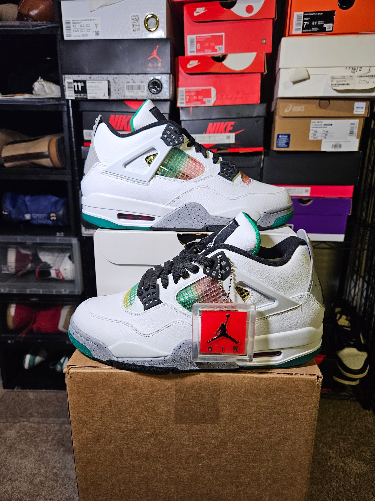 Size 11.5W/10M - AJ 4 Retro Rasta