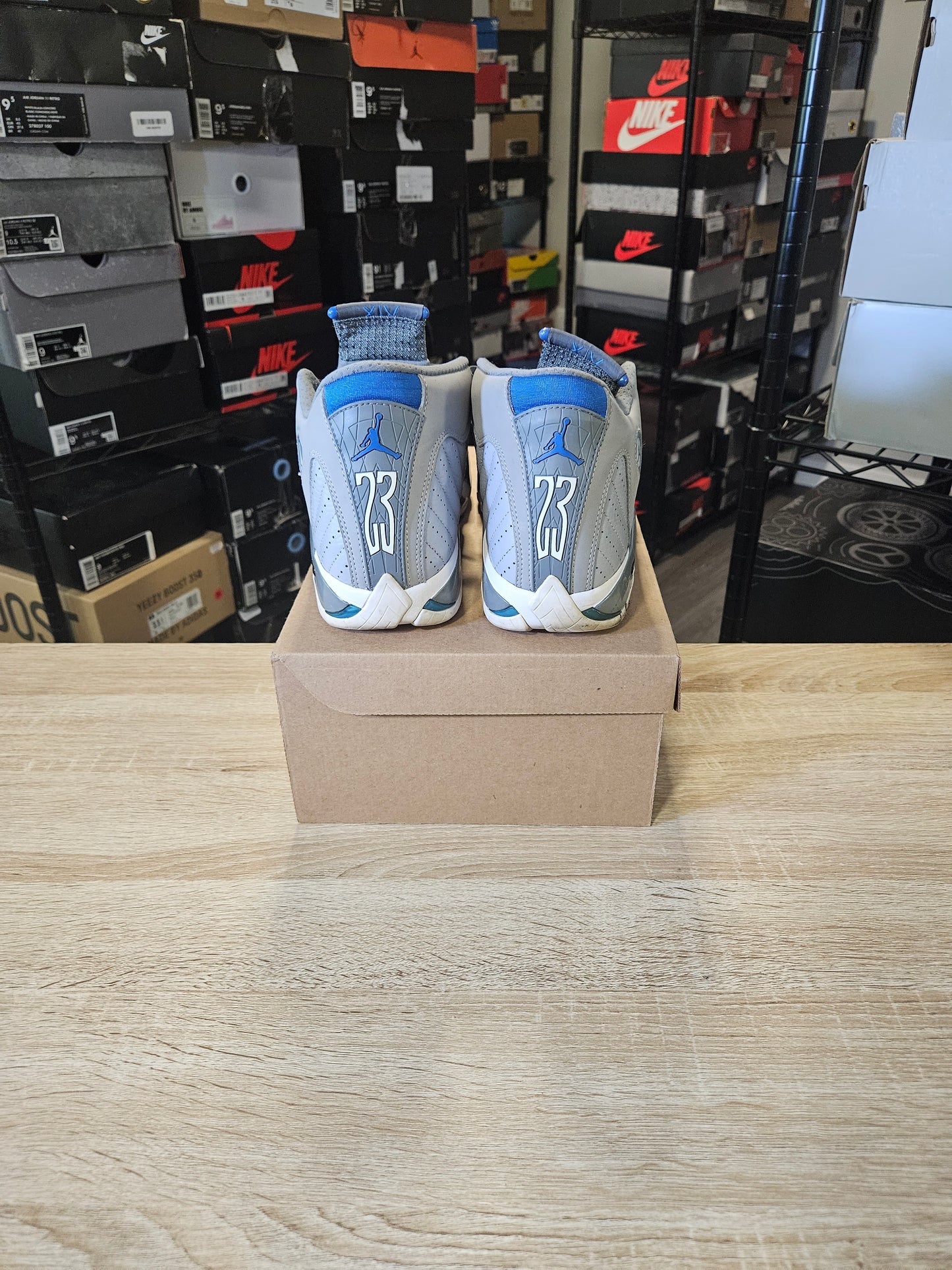 Size 9.5 - AJ 14 Retro Wolf Grey