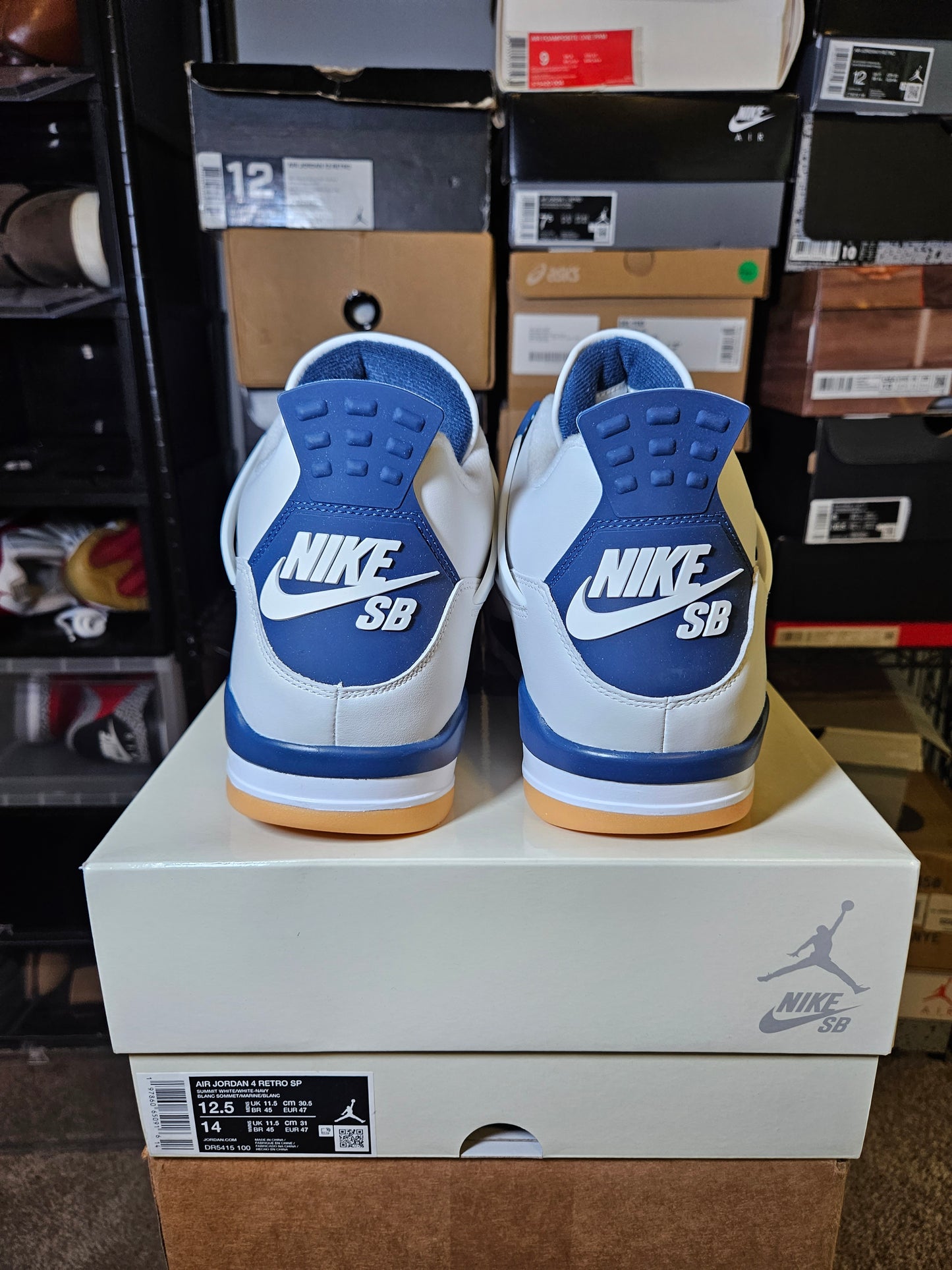 Size 12.5 - AJ 4 Navy SB
