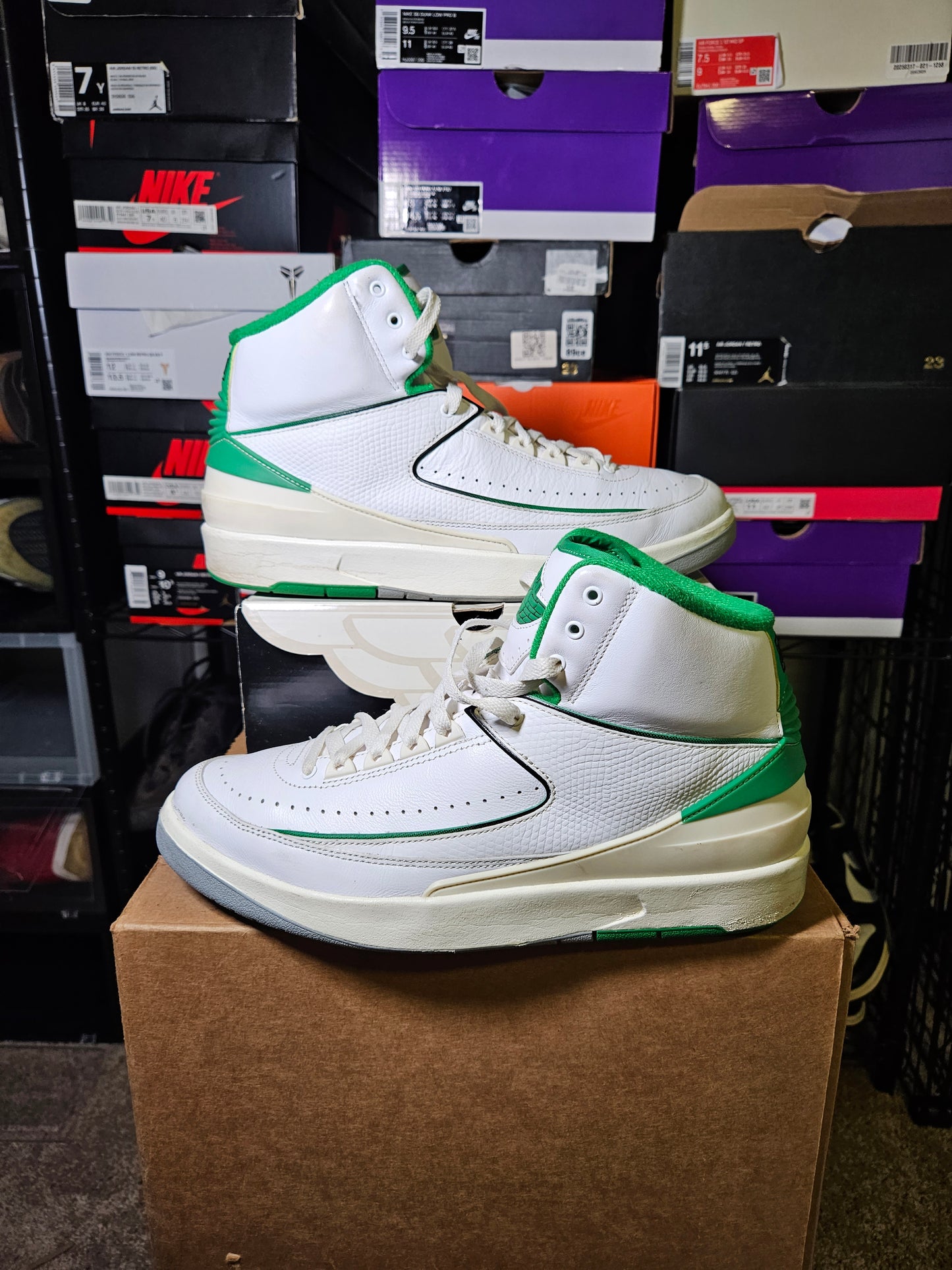 Size 11 - AJ 2 Retro Lucky Green