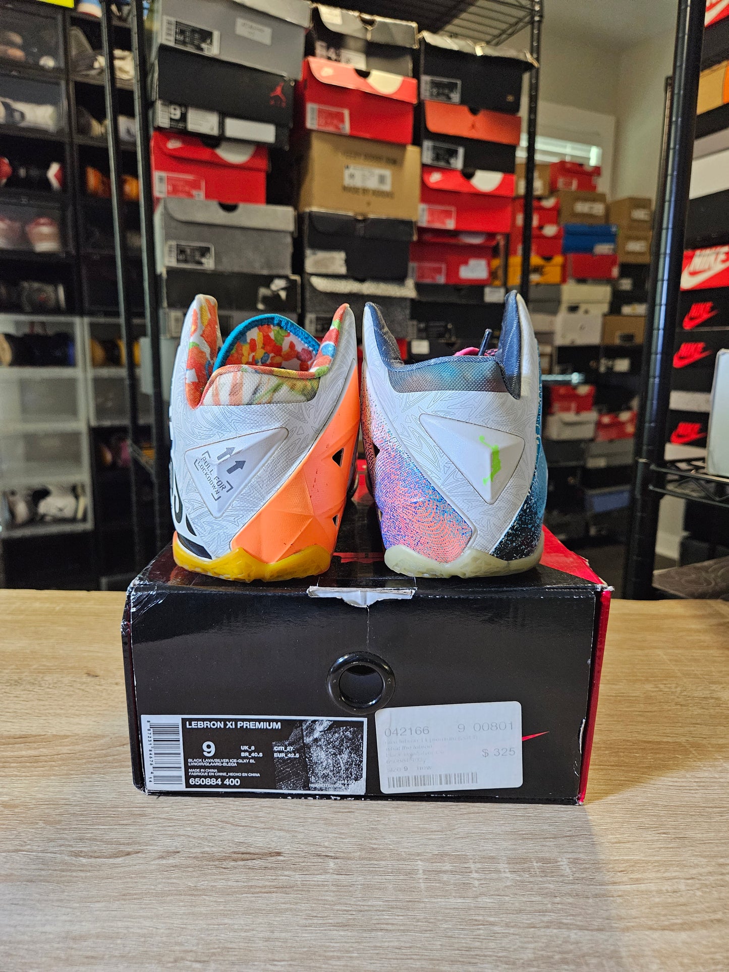 Size 9 - LeBron 11 Premium What The LeBron