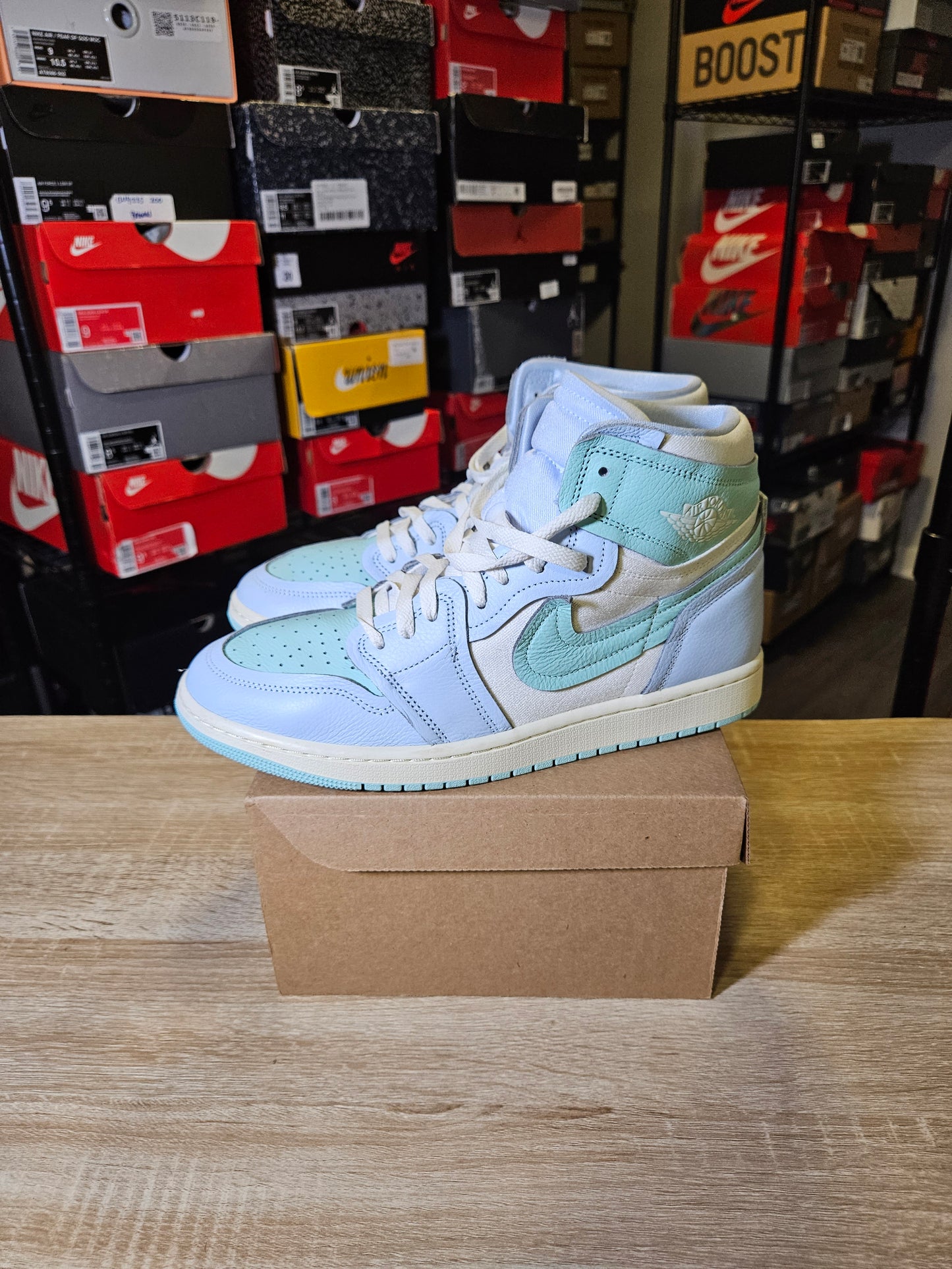 Size 11.5W/10M - Air Jordan 1 Method of Make High Hydrogen Blue Light Dew