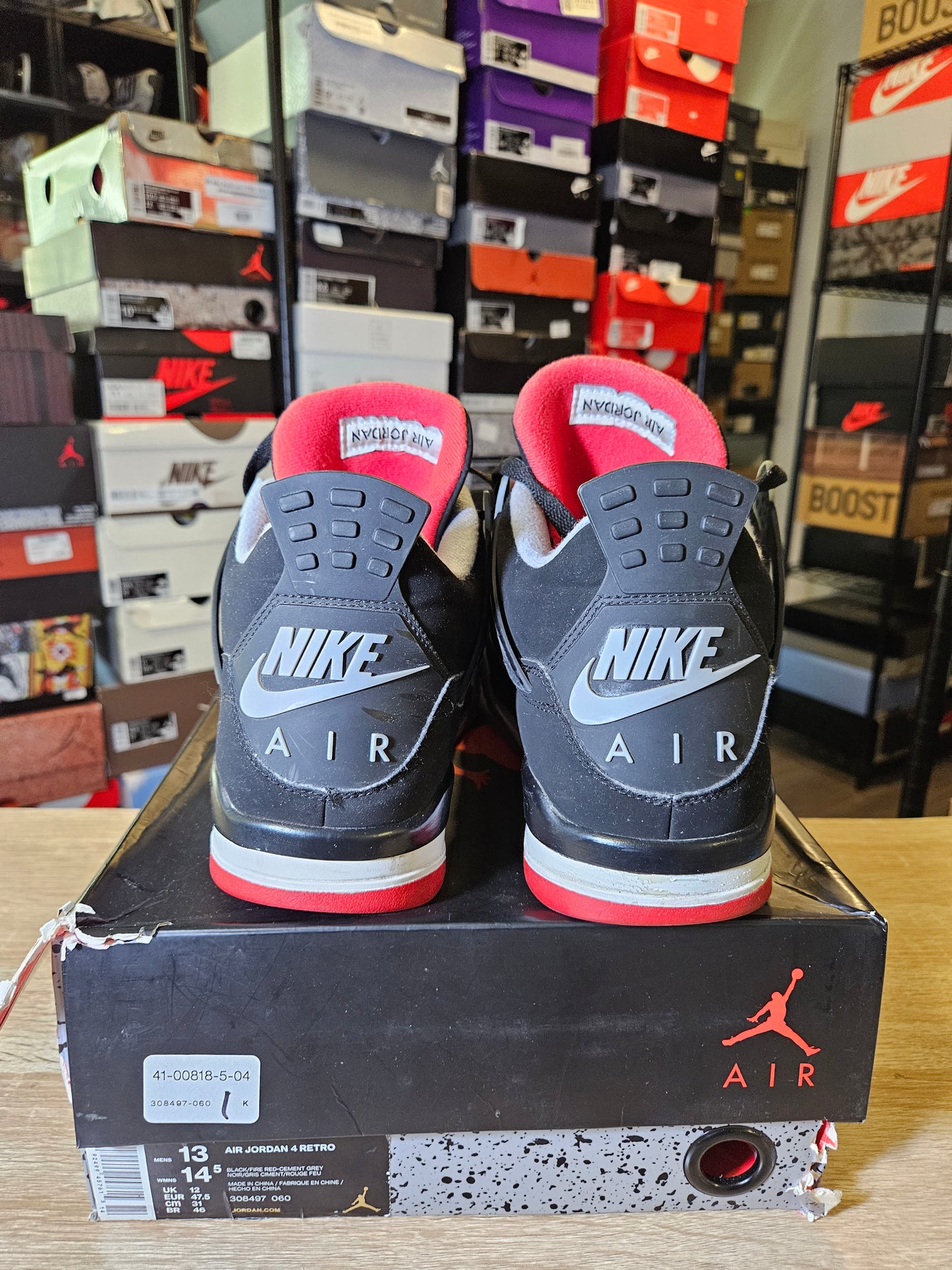 Size 13 - AJ 4 Bred 2019