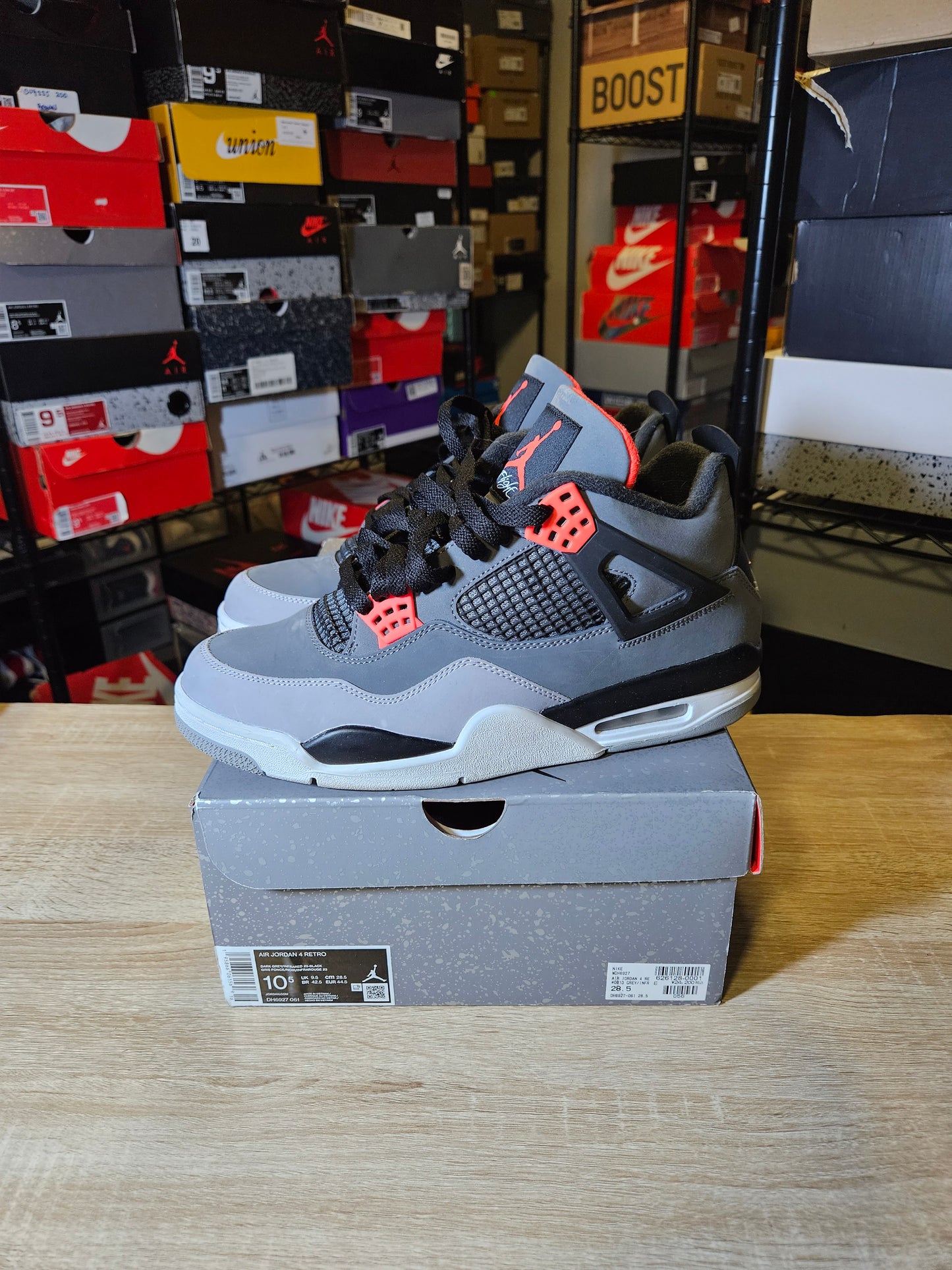 Size 10.5 - AJ 4 Retro Mid Infrared